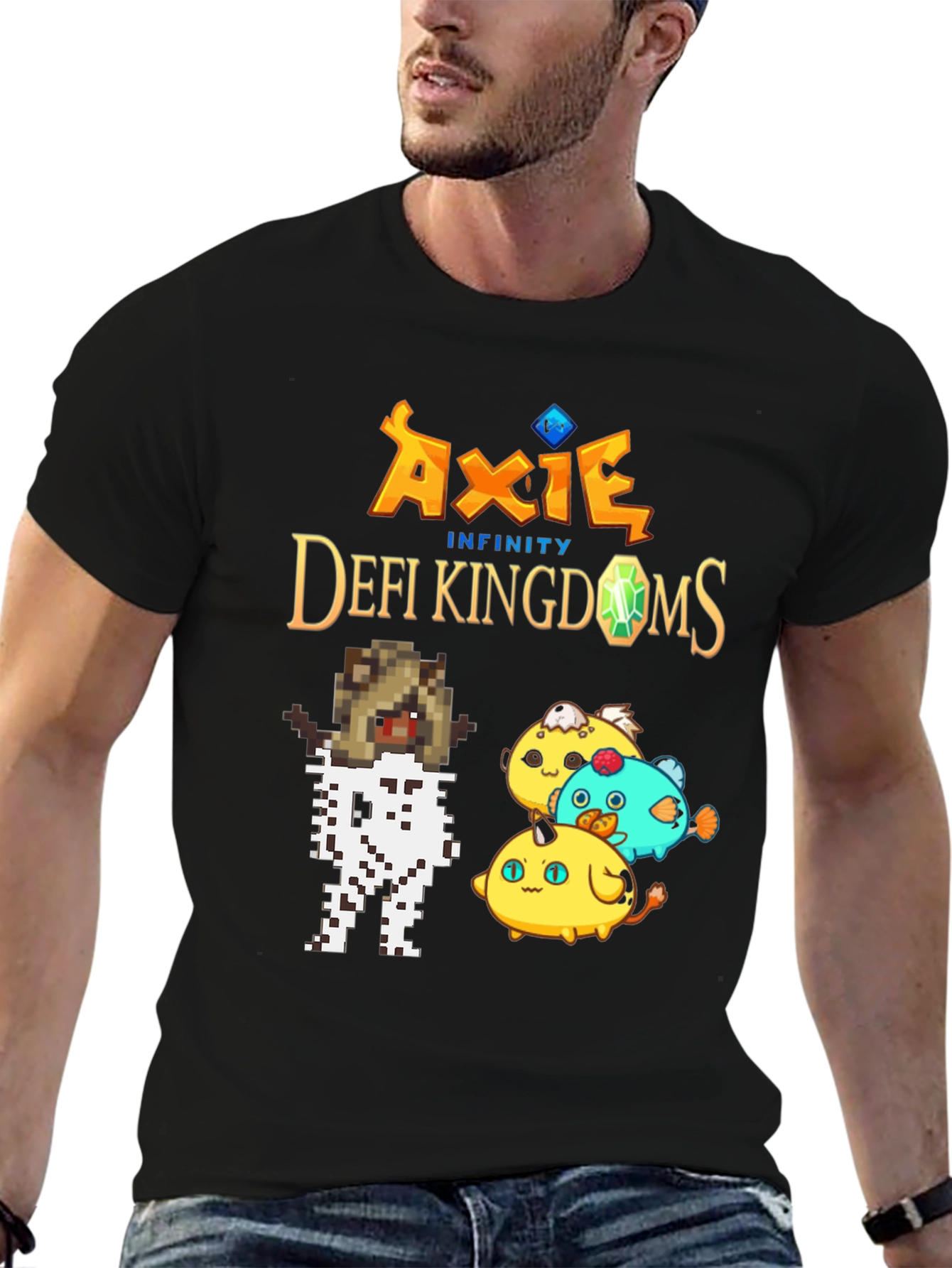 Axie Infinity Defi Kingdoms T-Shirt - Black