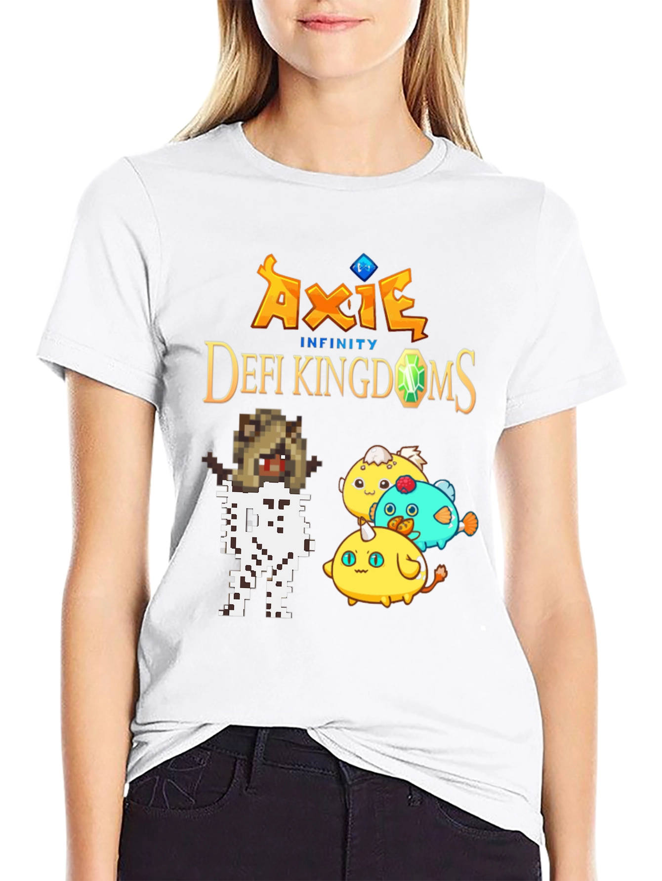 Axie Infinity Defi Kingdoms T-Shirt - Black