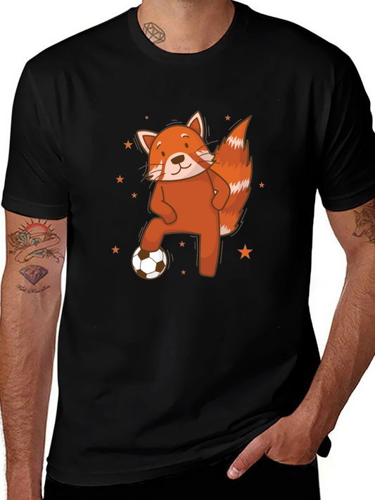 Red Panda Soccer T-Shirt - Cute Animal Tee