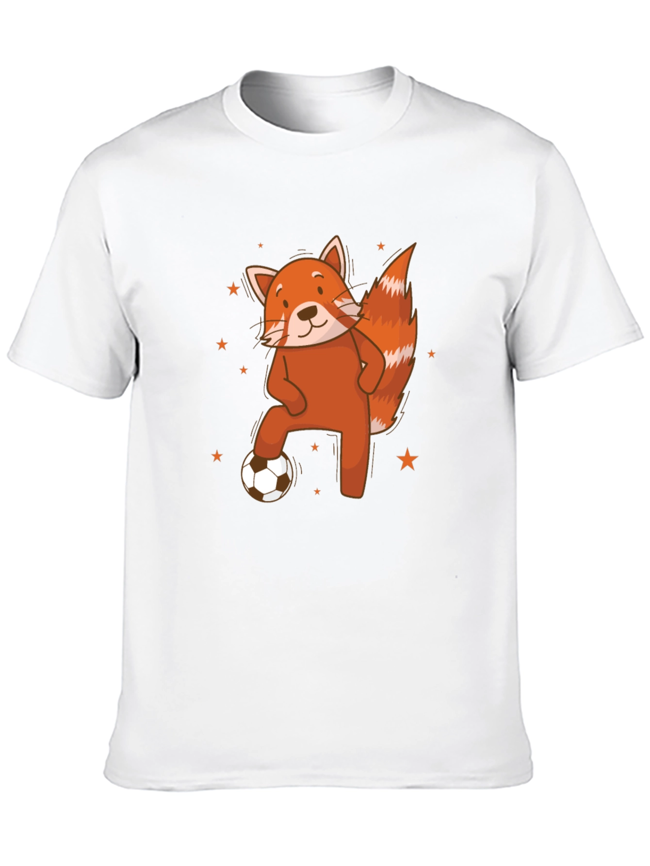 Red Panda Soccer T-Shirt - Cute Animal Tee