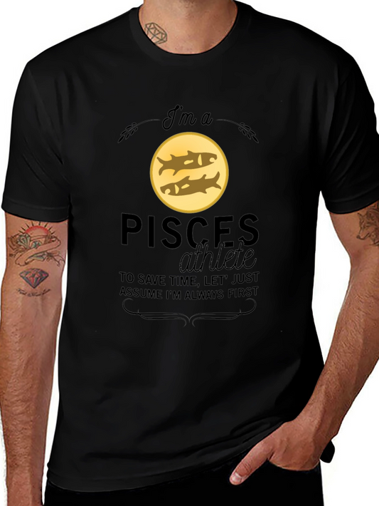 Pisces Athlete Graphic T-Shirt