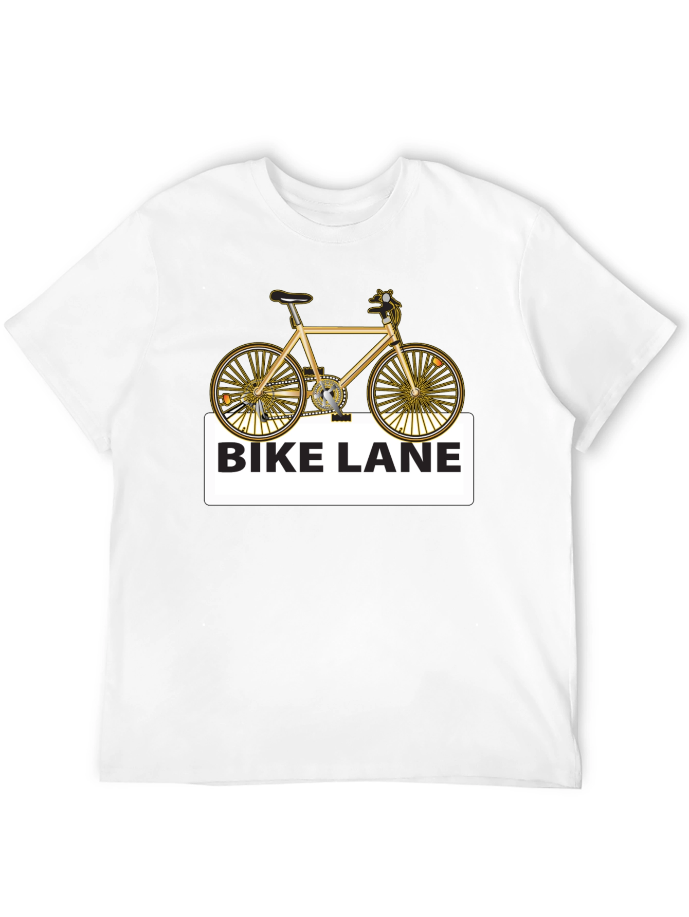 Bike Lane Graphic Tee - Stylish Cycling Shirt