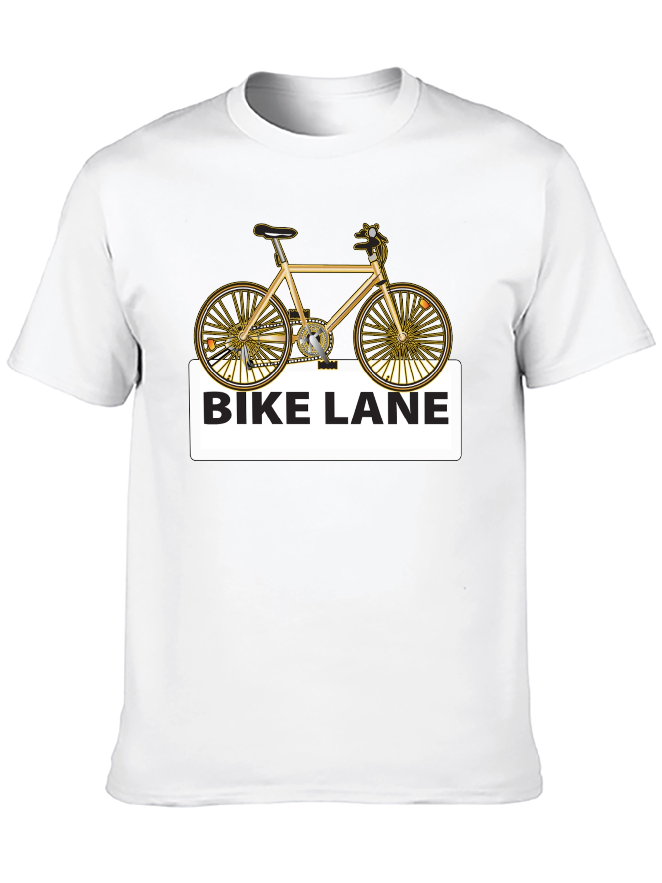 Bike Lane Graphic Tee - Stylish Cycling Shirt