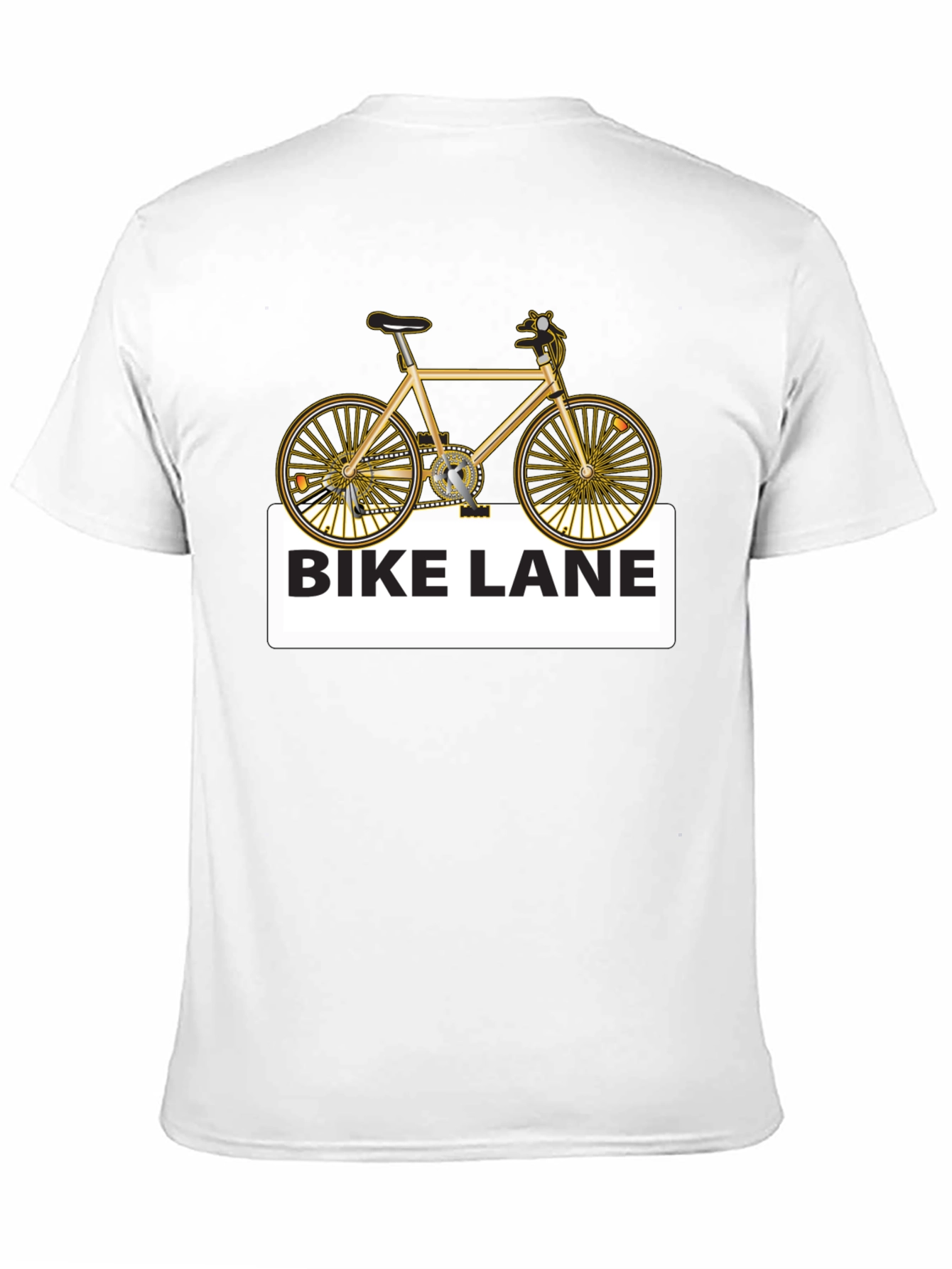 Bike Lane Graphic Tee - Stylish Cycling Shirt