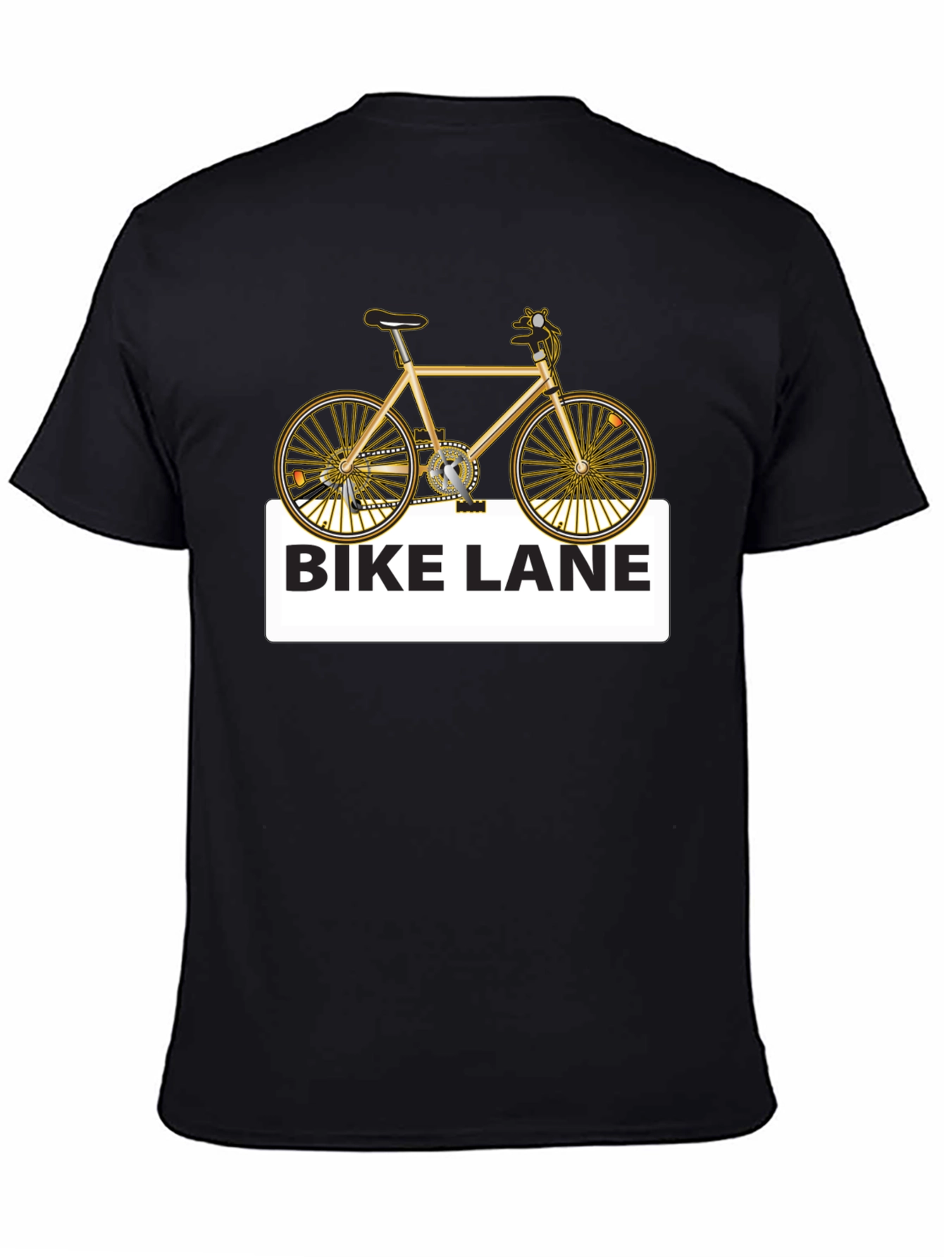 Bike Lane Graphic Tee - Stylish Cycling Shirt