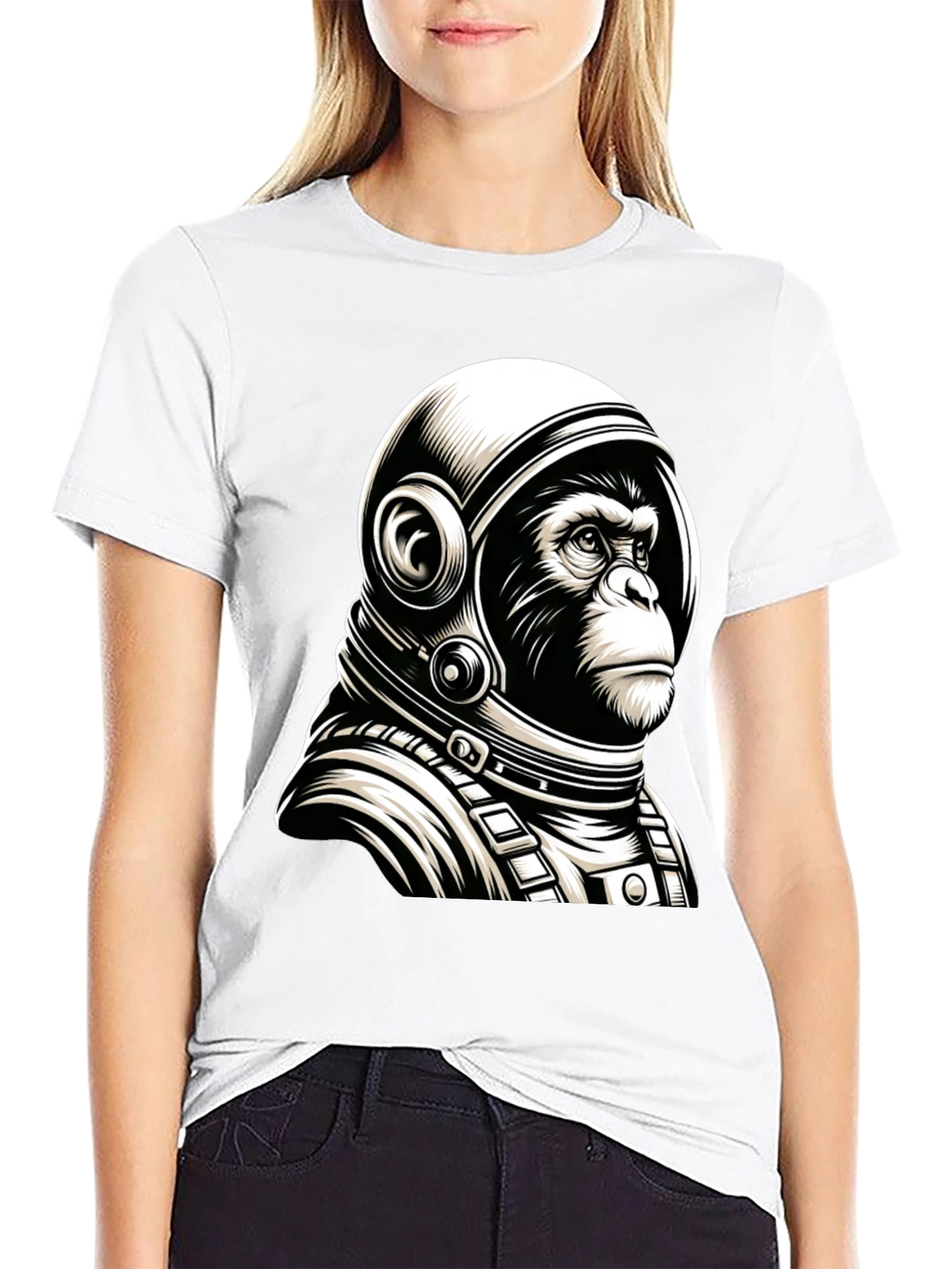 Ape Astronaut T-Shirt: Space Monkey Design