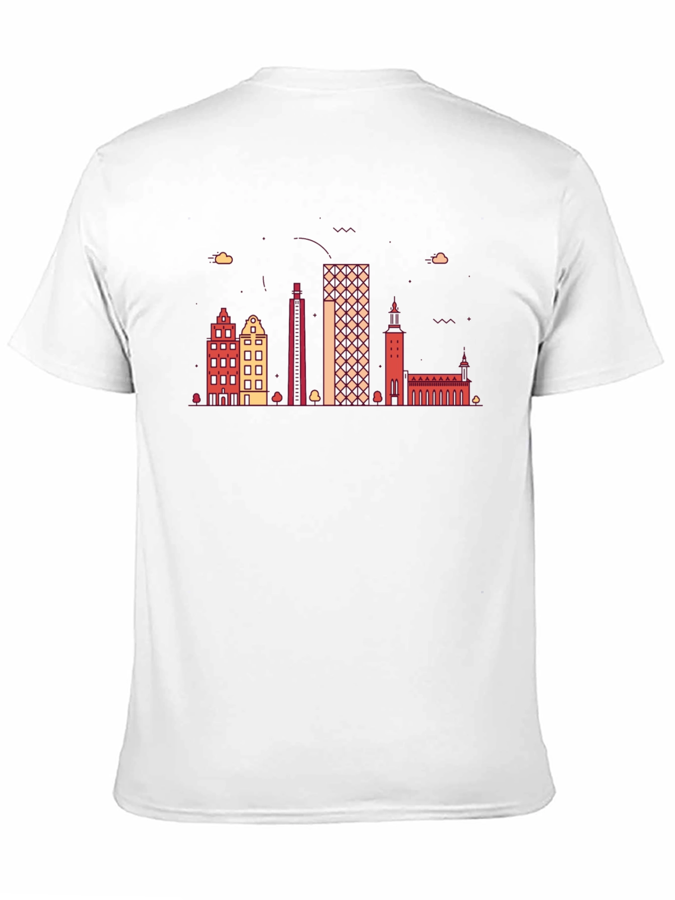 Retro Skyline Graphic Tee - Cityscape T-Shirt