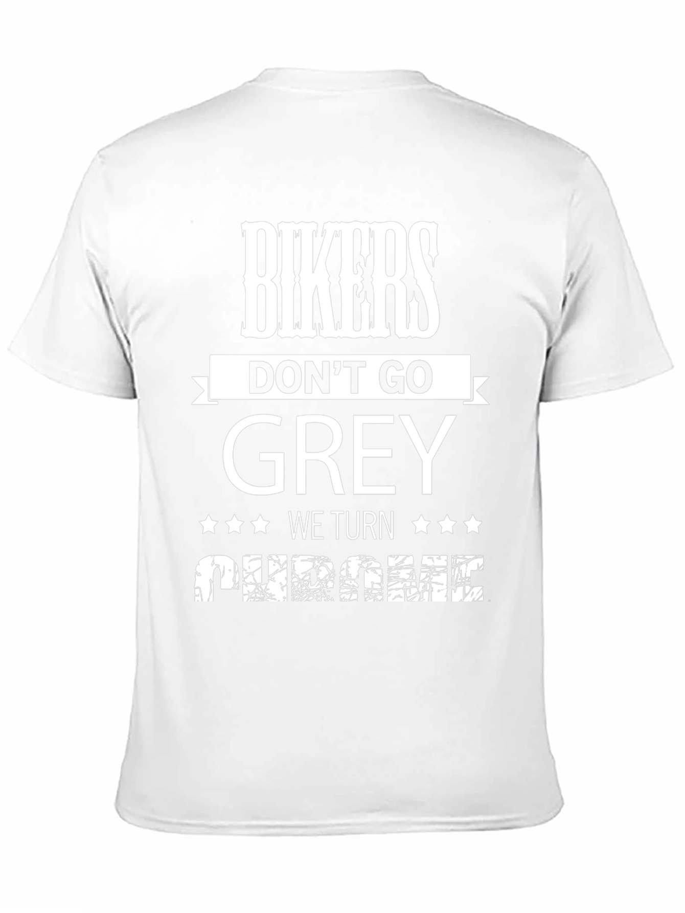Bikers Dont Go Grey We Turn Chrome T-Shirt