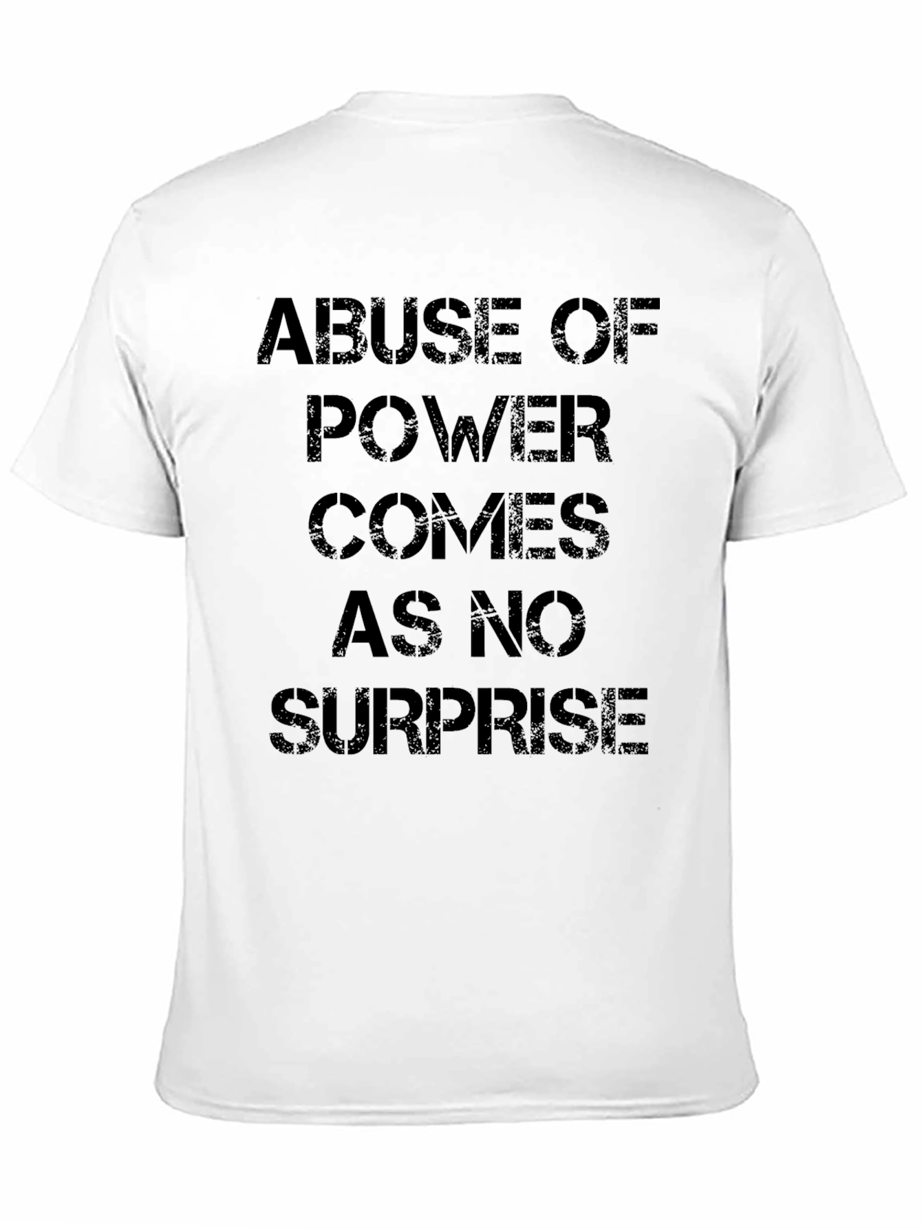 Abuse of Power Graphic Tee - Black Slogan T-Shirt