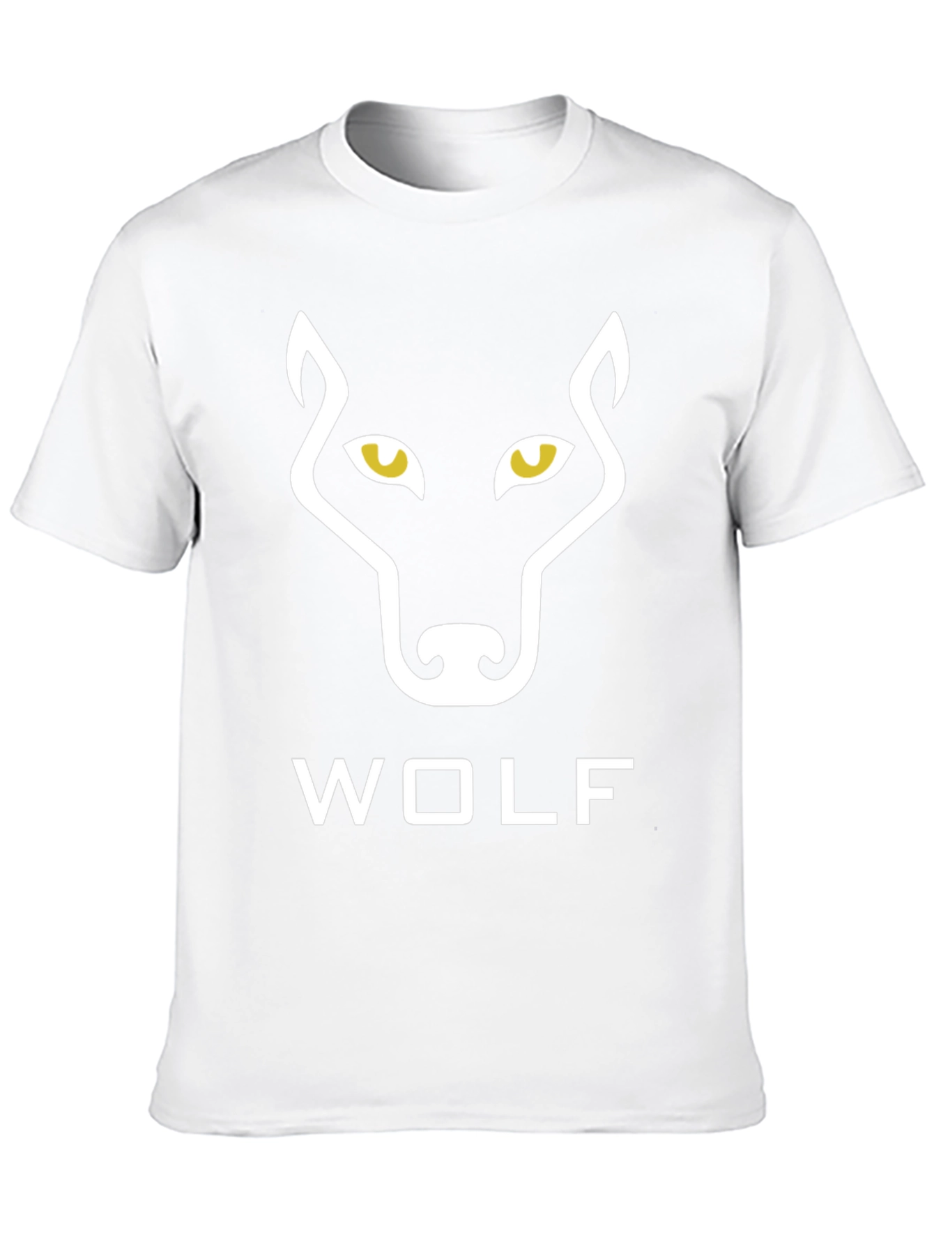 Wolf Graphic Print Black T-Shirt