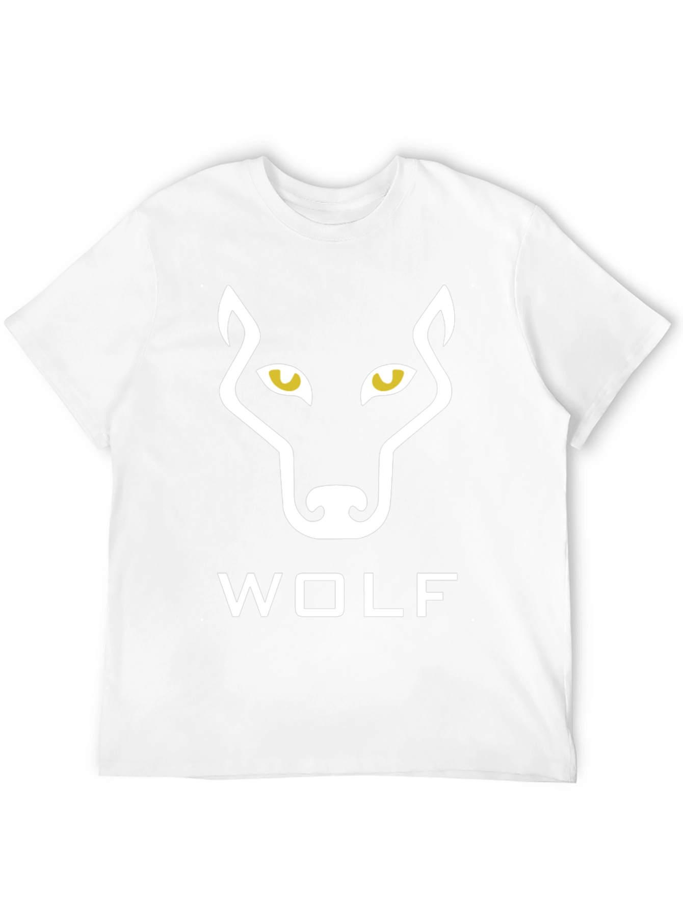 Wolf Graphic Print Black T-Shirt