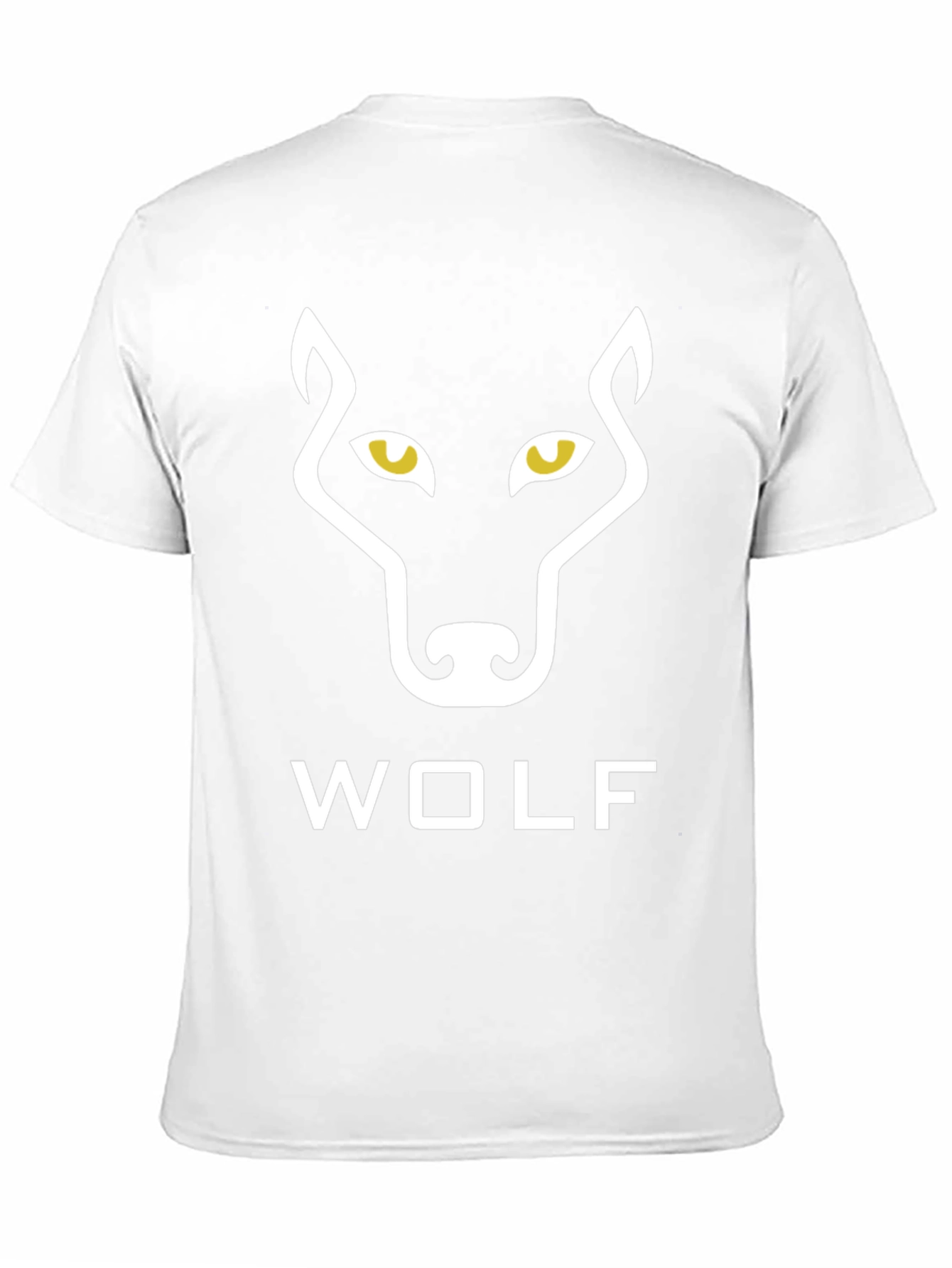 Wolf Graphic Print Black T-Shirt