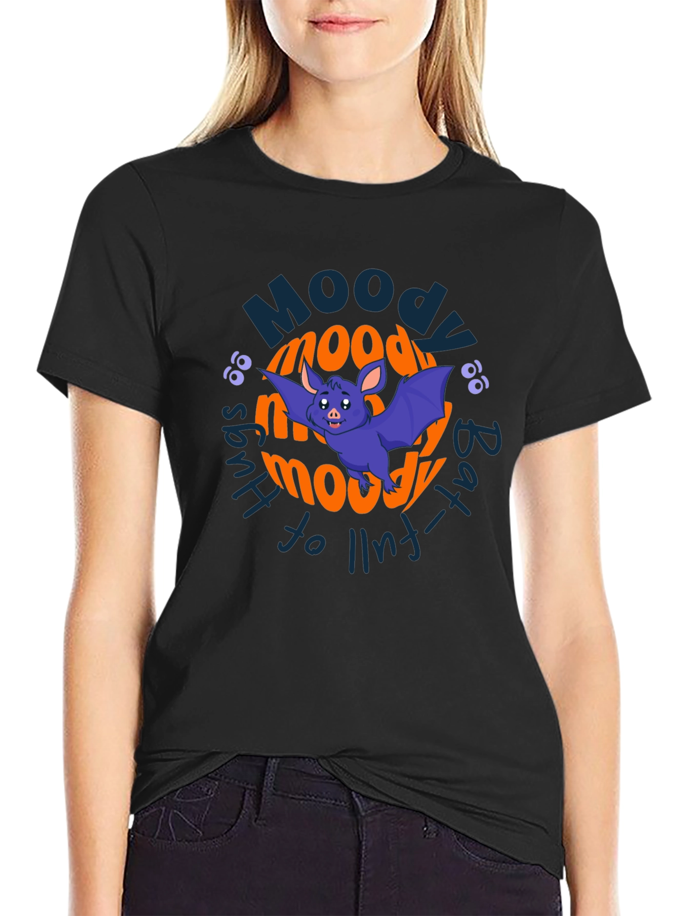 Moody Bat Graphic Tee