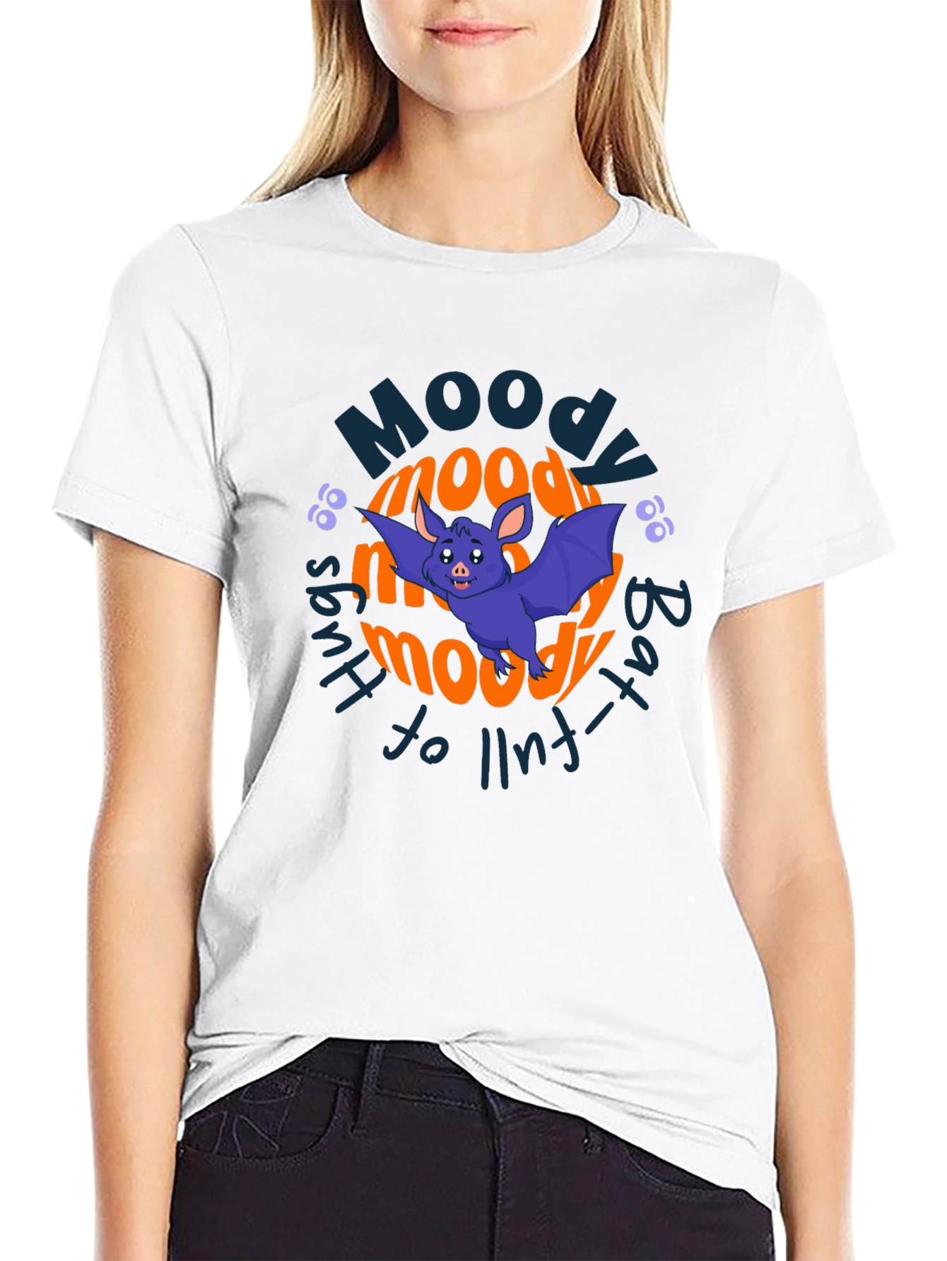 Moody Bat Graphic Tee