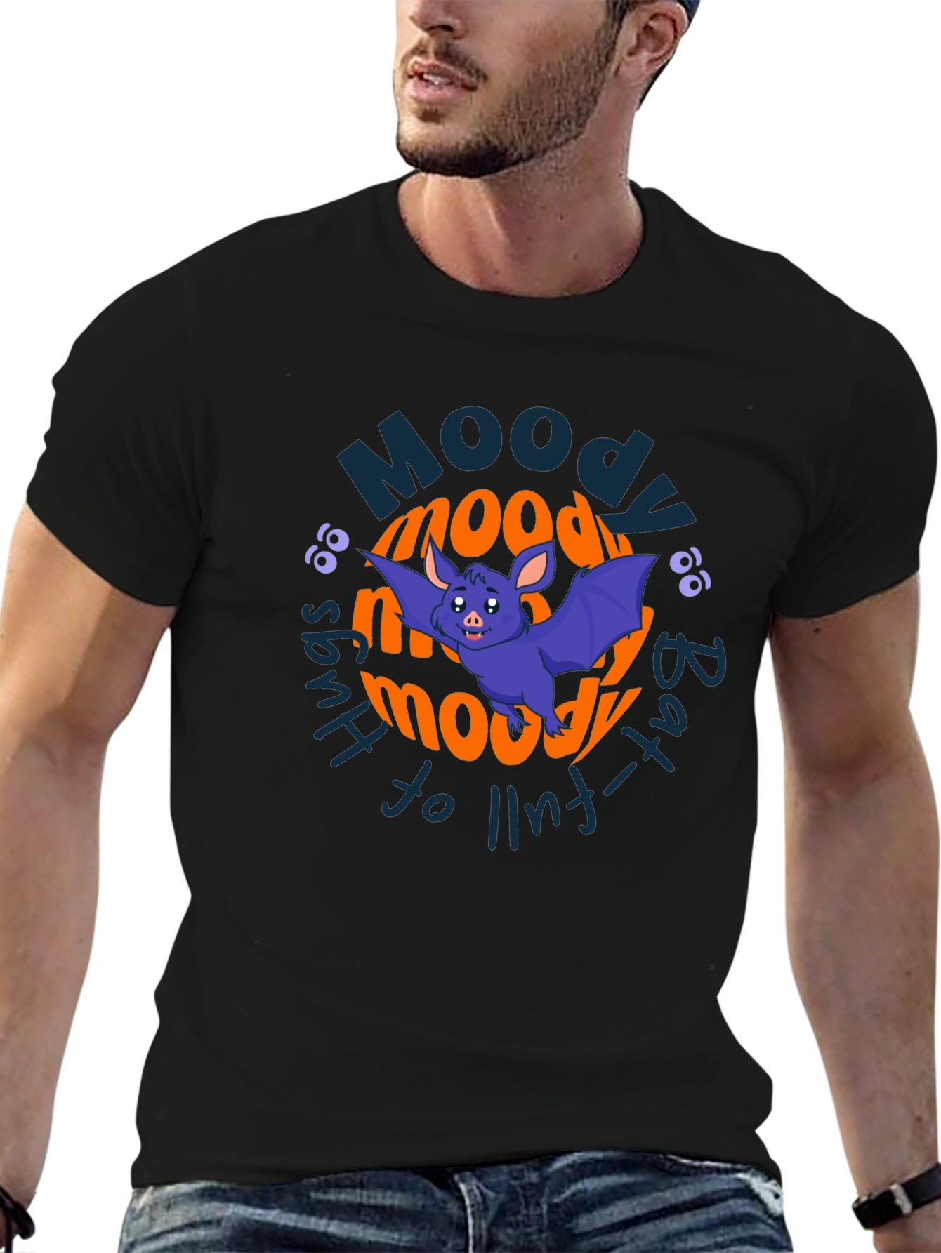 Moody Bat Graphic Tee
