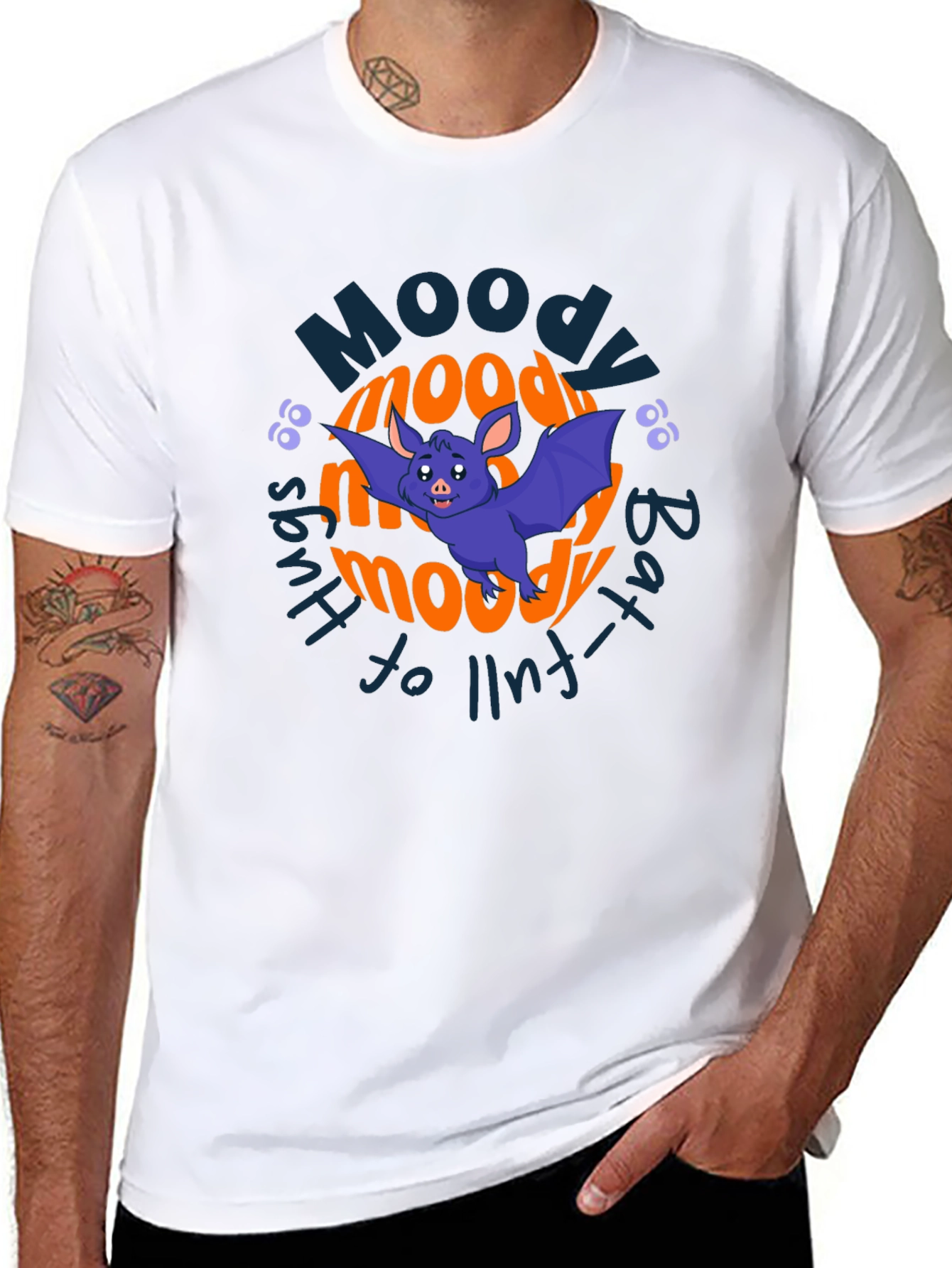 Moody Bat Graphic Tee