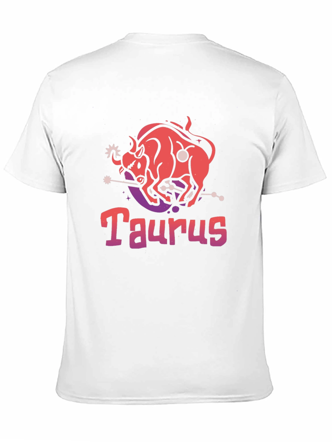 Taurus Zodiac Graphic T-Shirt - Black