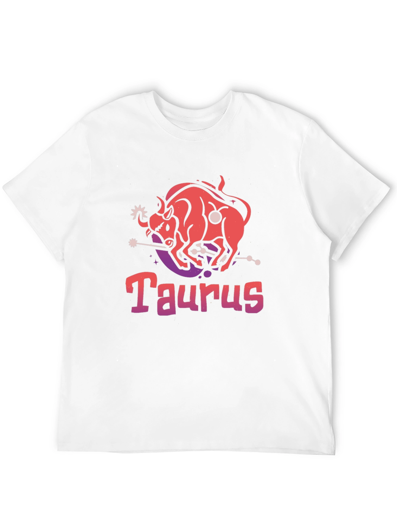 Taurus Zodiac Graphic T-Shirt - Black