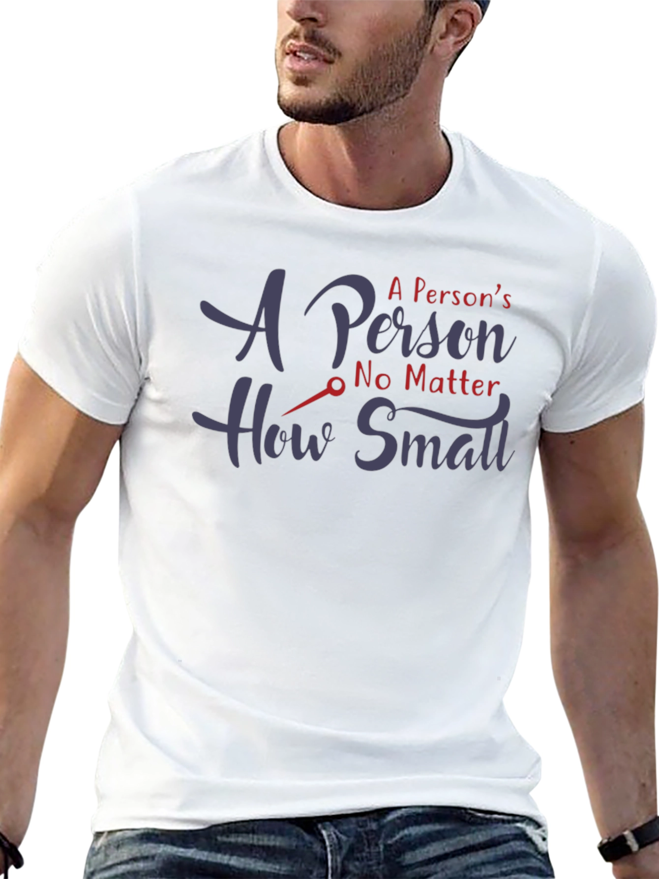 A Persons No Matter How Small Black T-Shirt