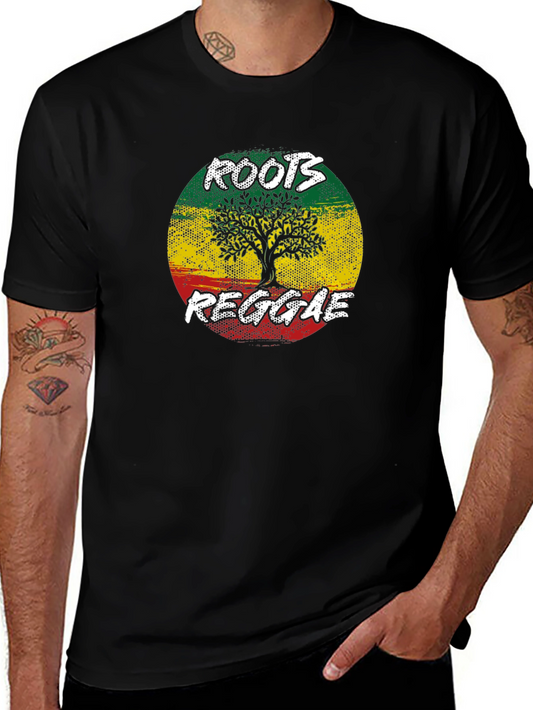 Roots Reggae Tree Graphic T-Shirt