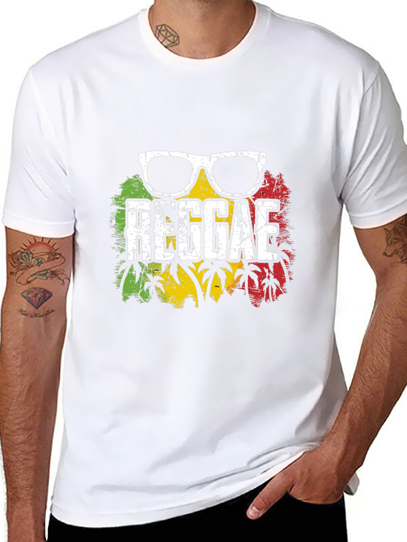 Reggae Graphic Tee - Rasta Vibes