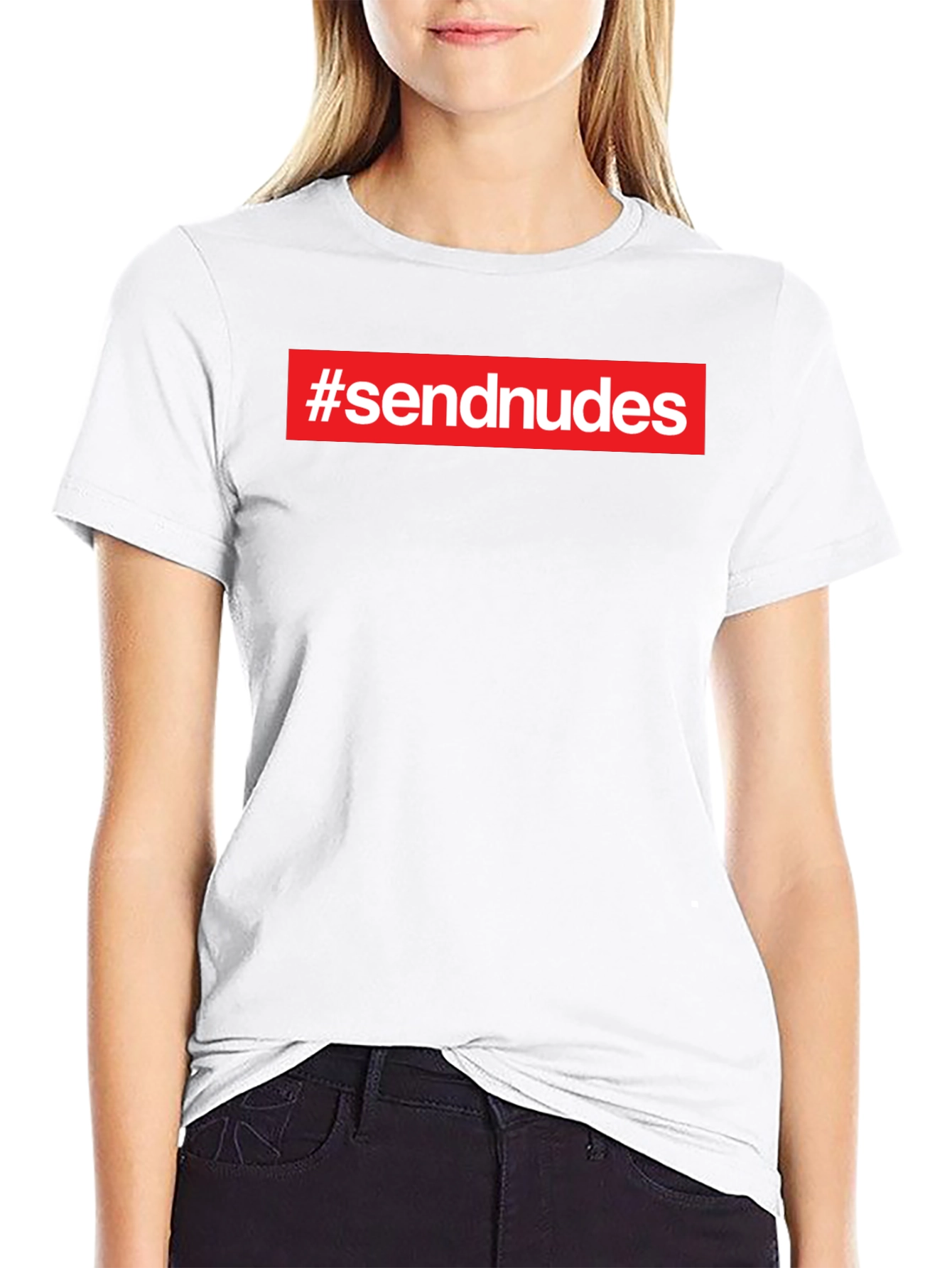 #sendnudes Graphic Tee - Bold Statement Shirt