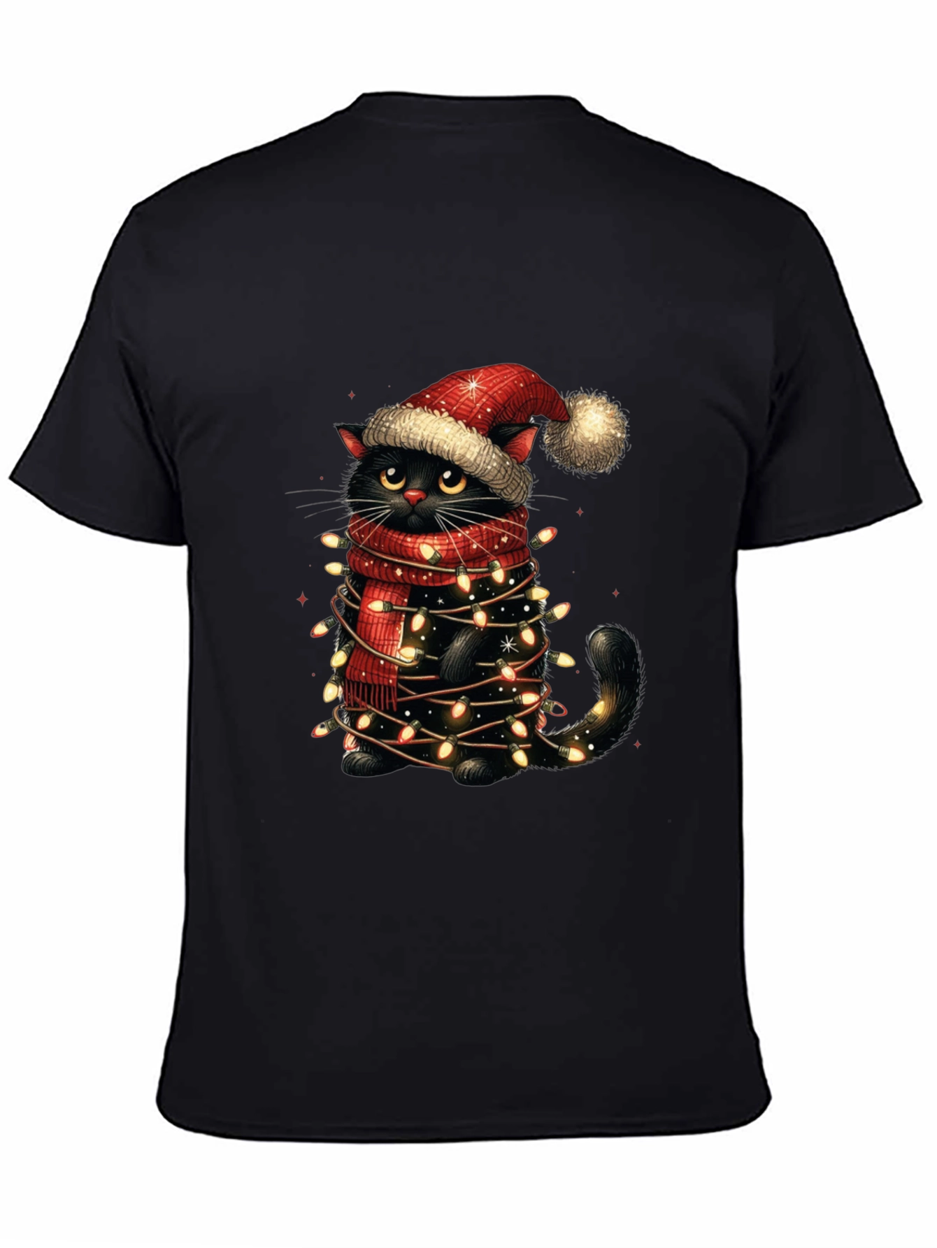 Festive Feline Christmas T-Shirt