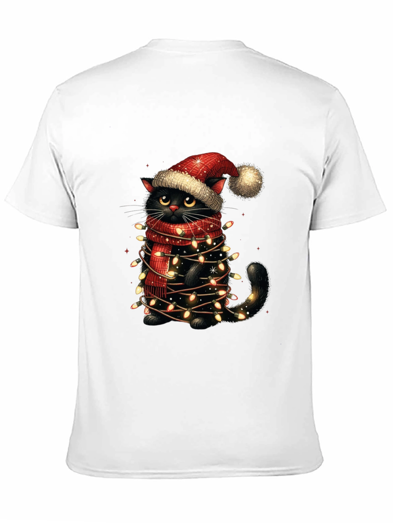 Festive Feline Christmas T-Shirt