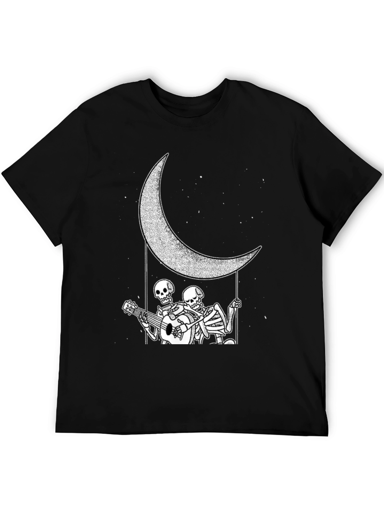 Skeleton Moon Serenade Graphic Tee