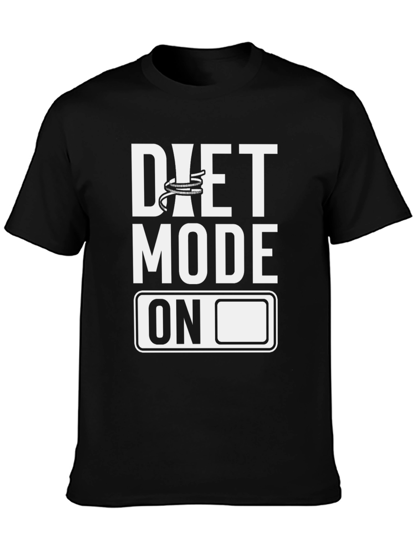 Diet Mode On Graphic Tee - Fitness Motivation Shirt