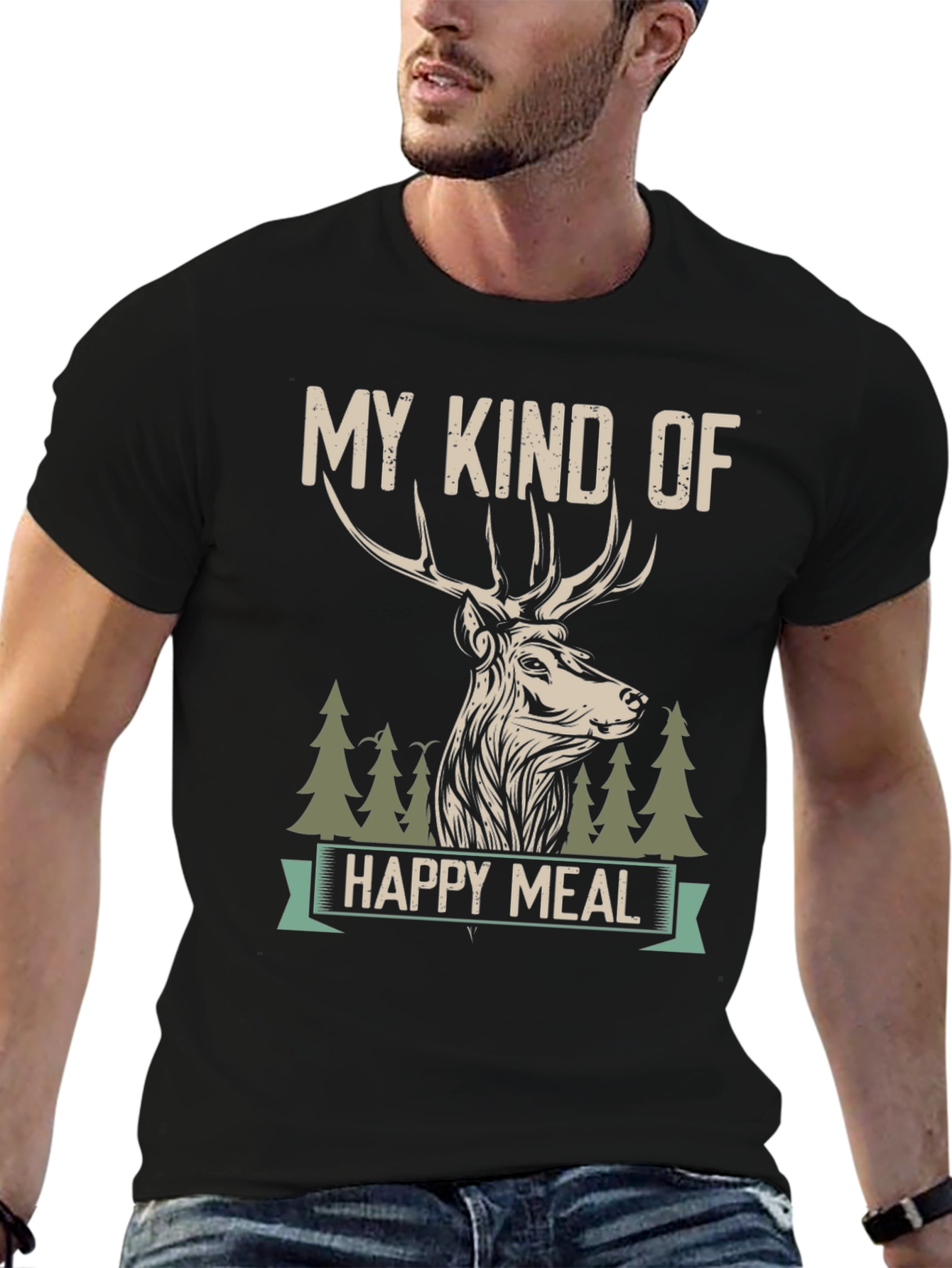 My Kind of Happy Meal Deer Graphic Tee