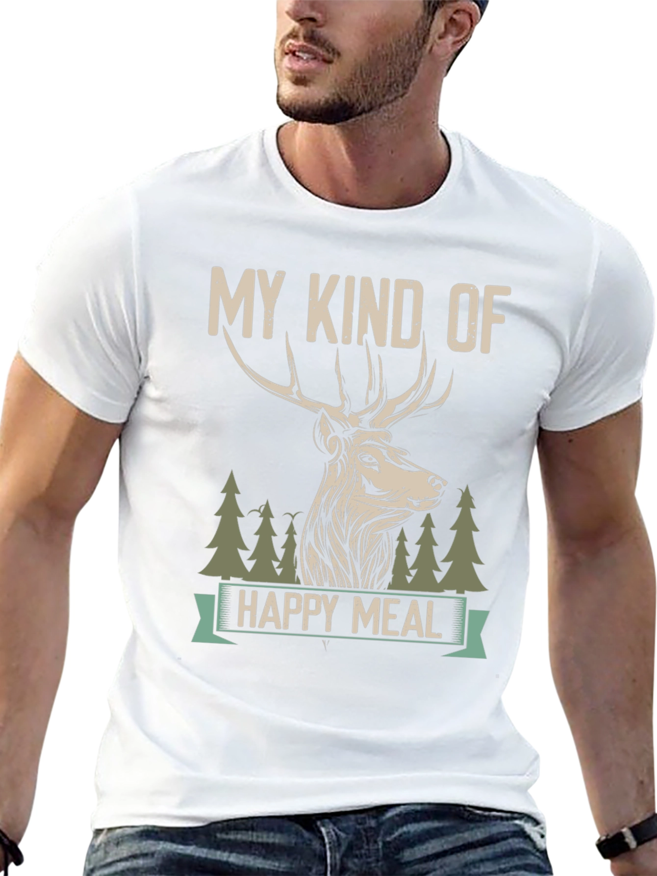 My Kind of Happy Meal Deer Graphic Tee