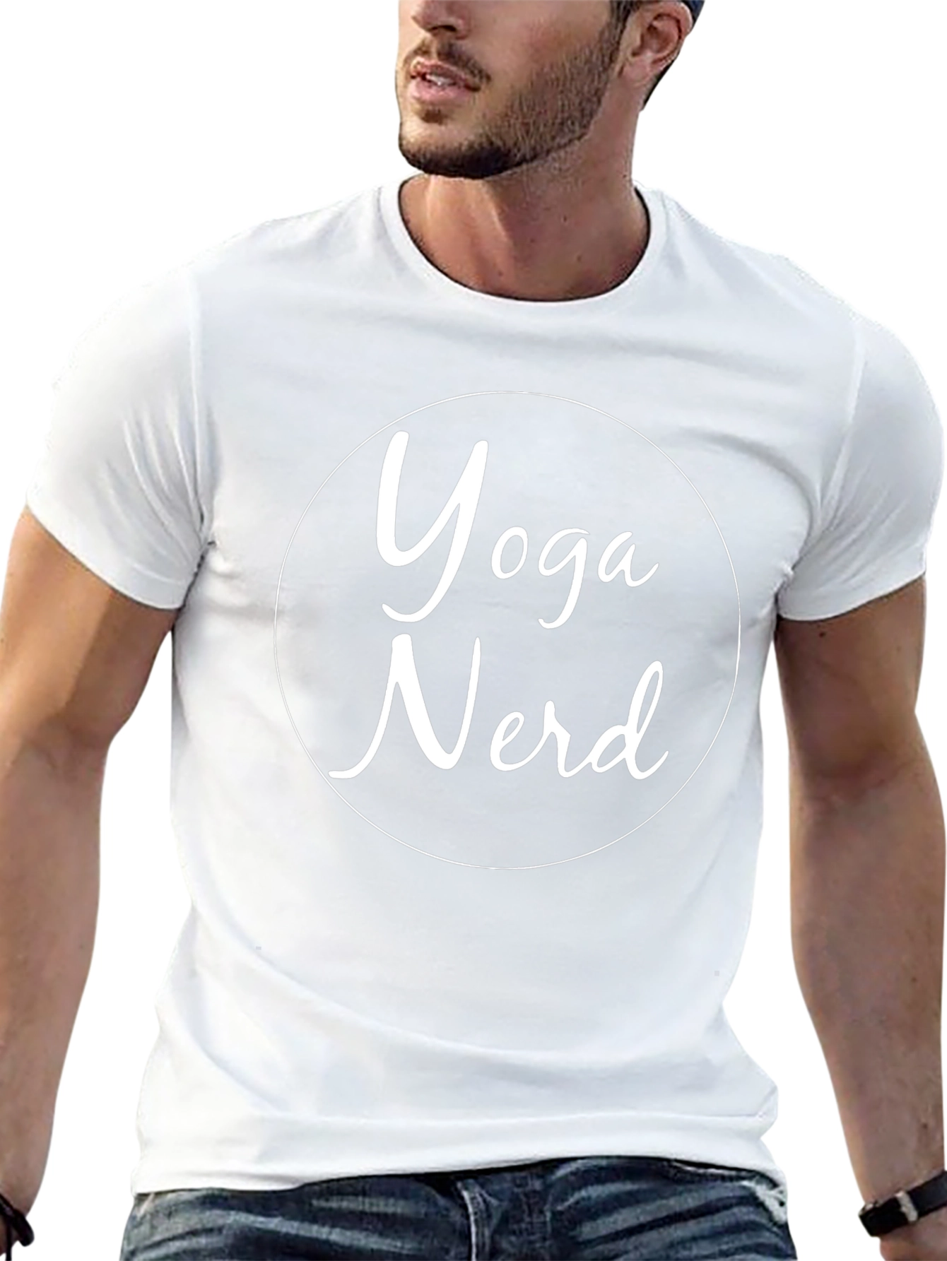 Yoga Nerd Tee - Black Cotton T-Shirt