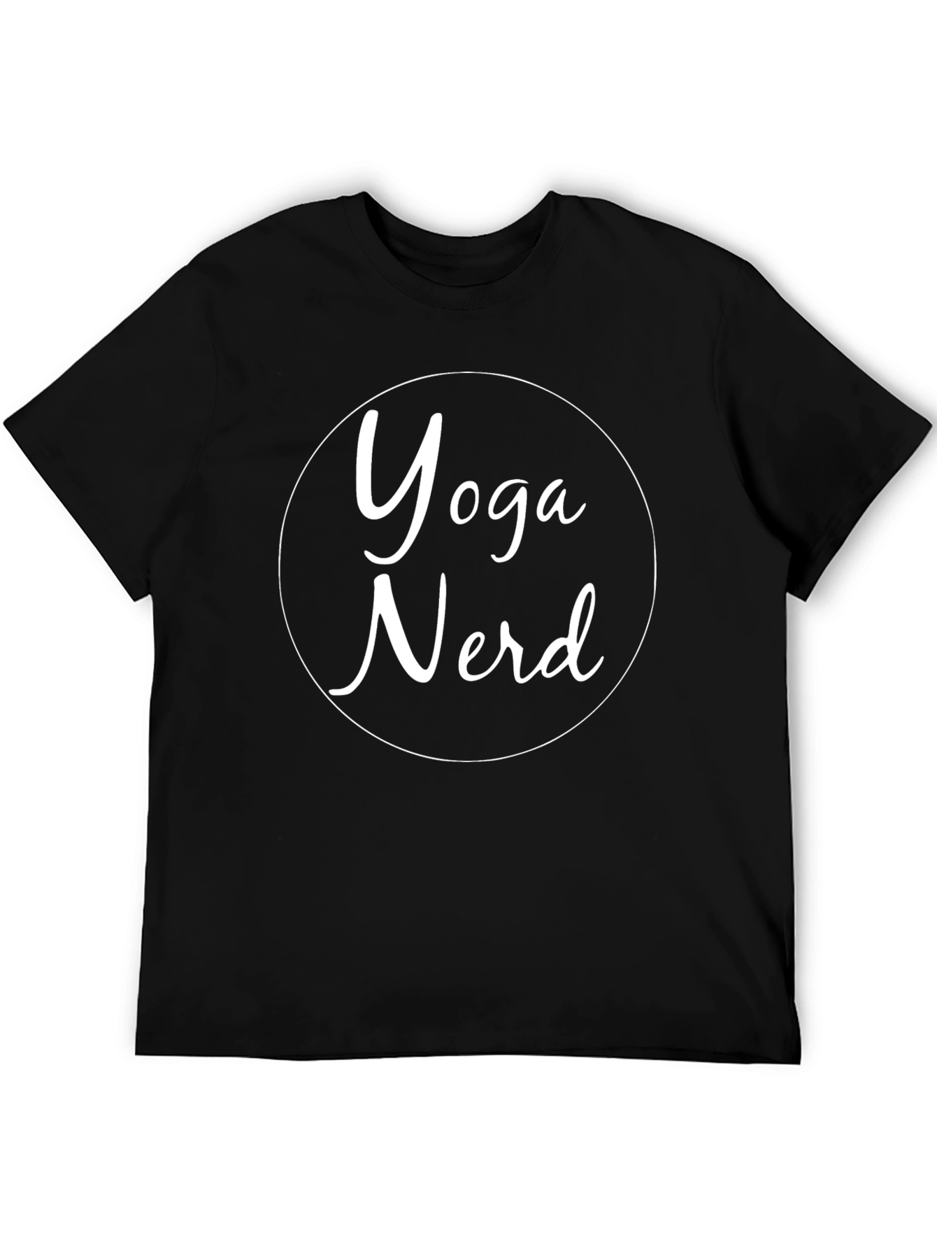 Yoga Nerd Tee - Black Cotton T-Shirt