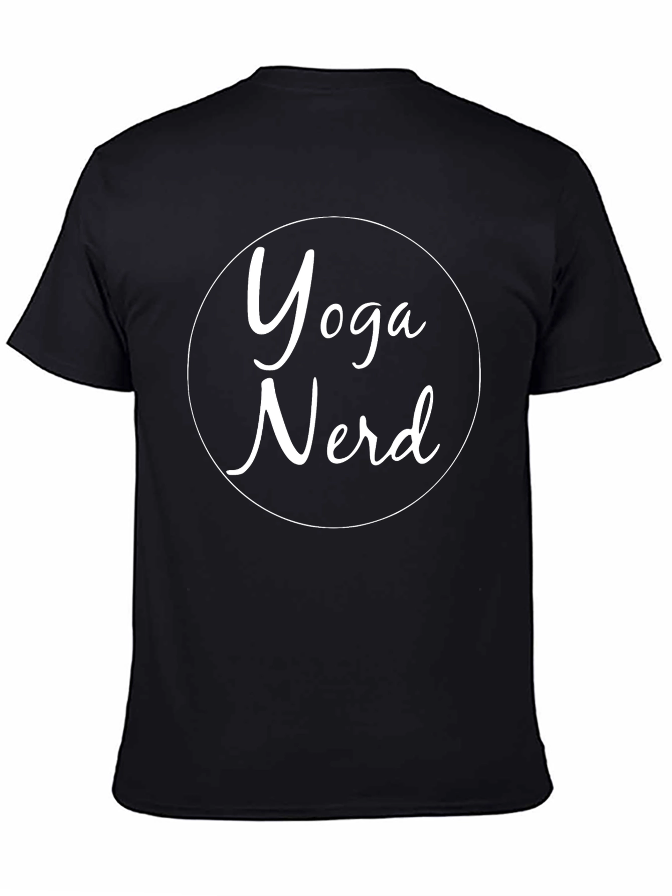 Yoga Nerd Tee - Black Cotton T-Shirt