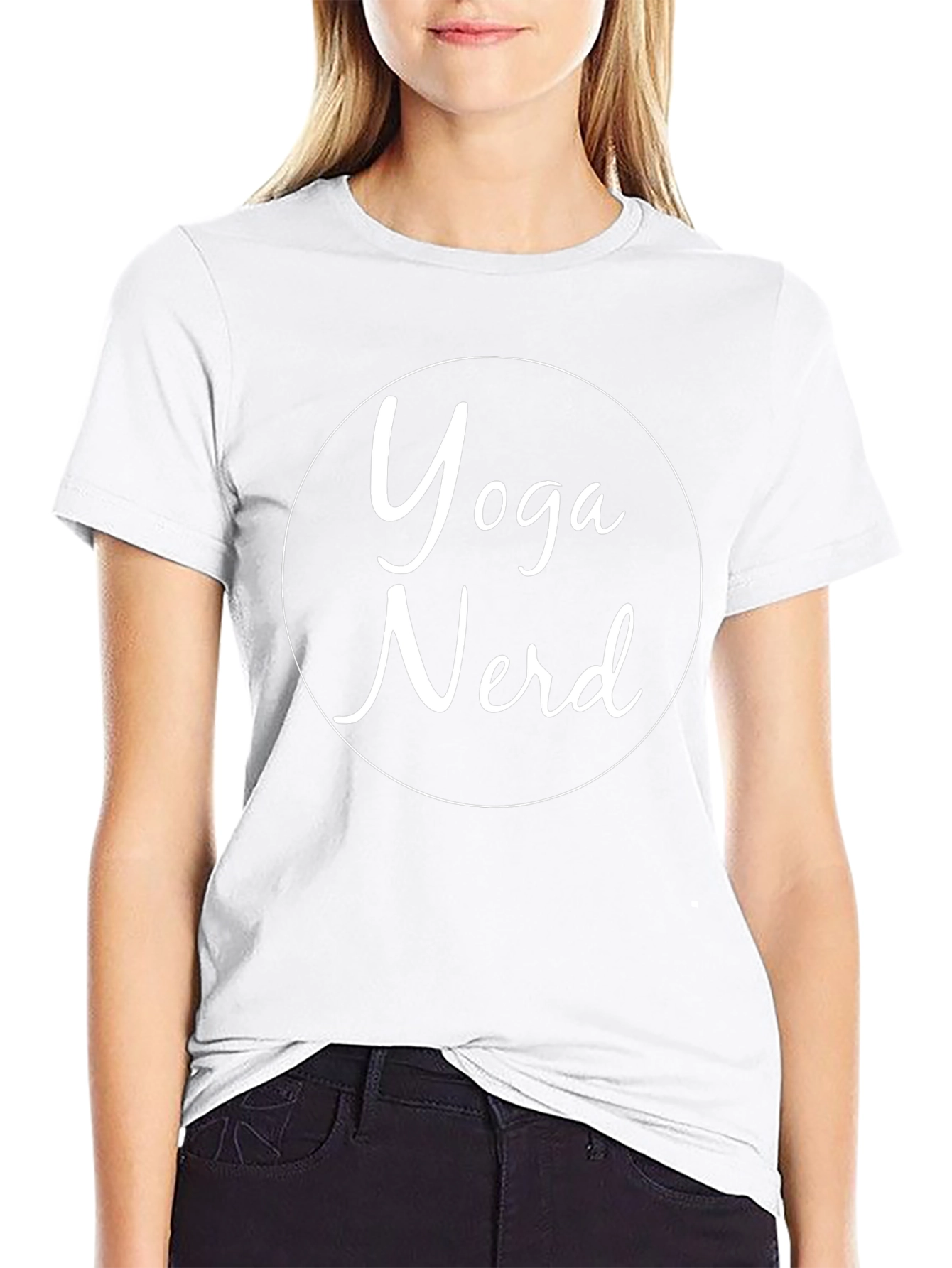 Yoga Nerd Tee - Black Cotton T-Shirt