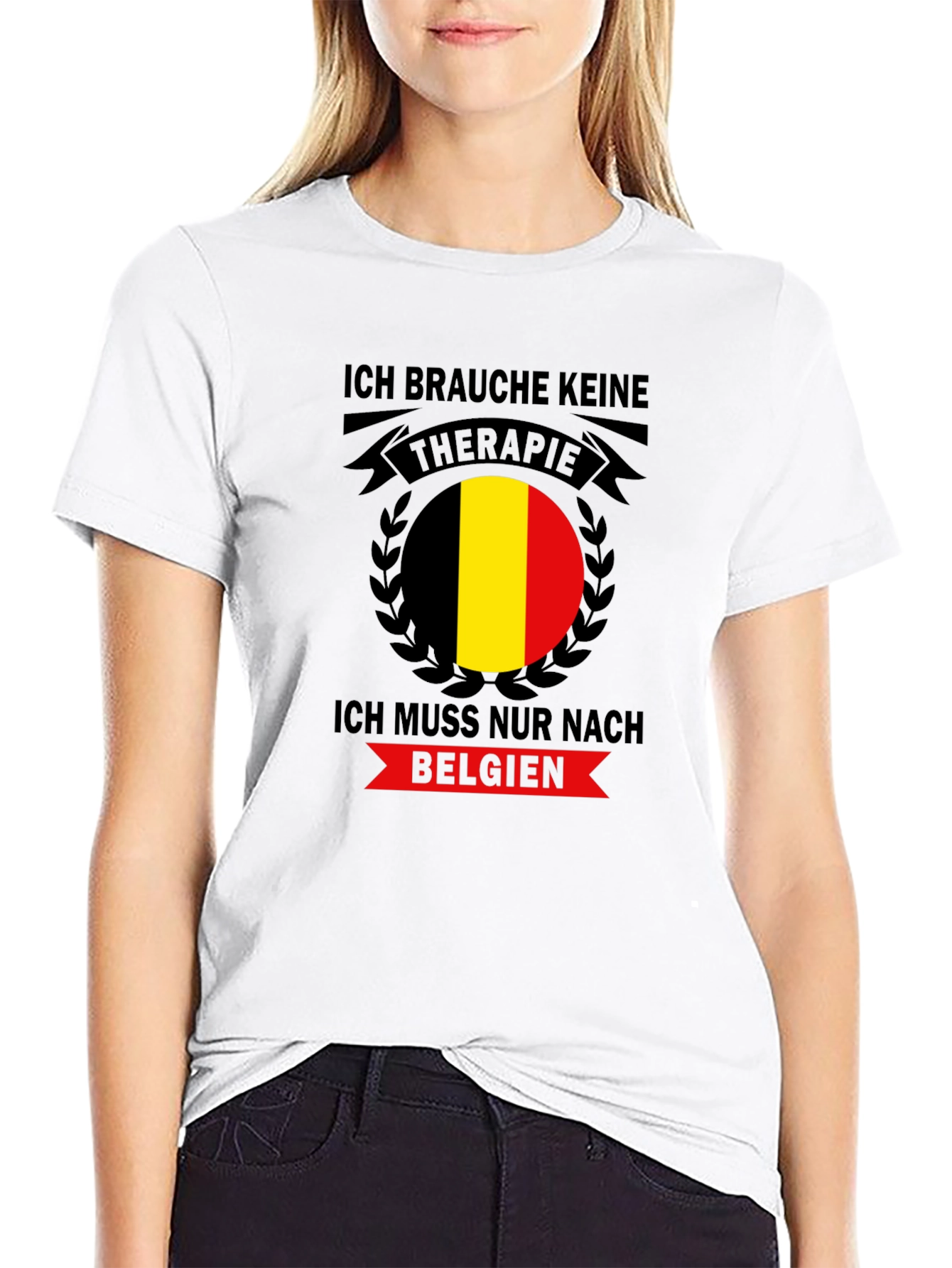 Belgium Therapy Black T-Shirt