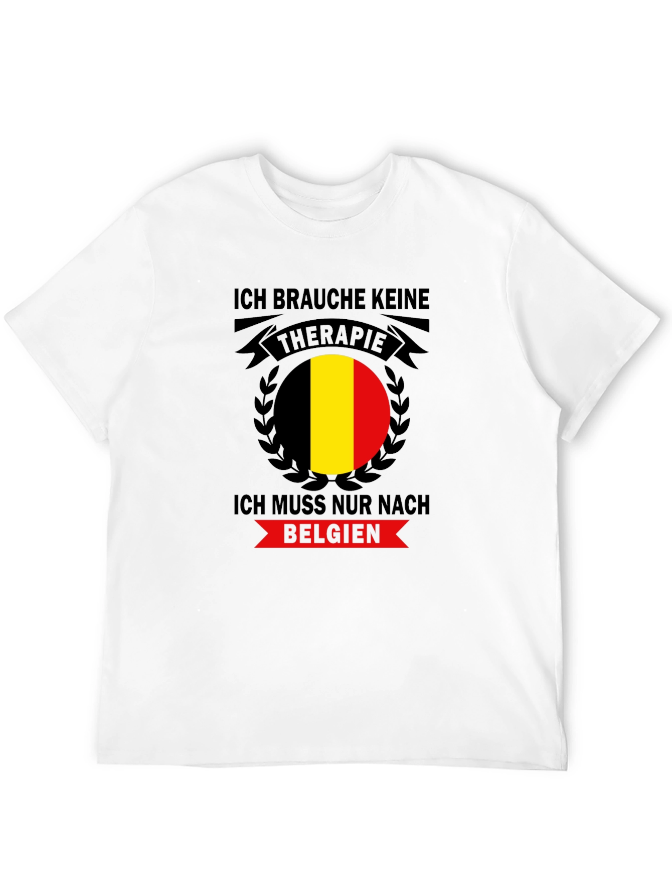 Belgium Therapy Black T-Shirt