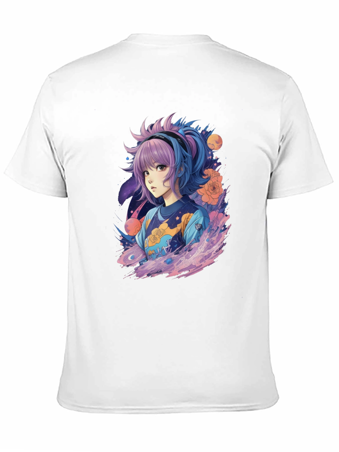 Anime Girl Graphic Tee - Unique Streetwear