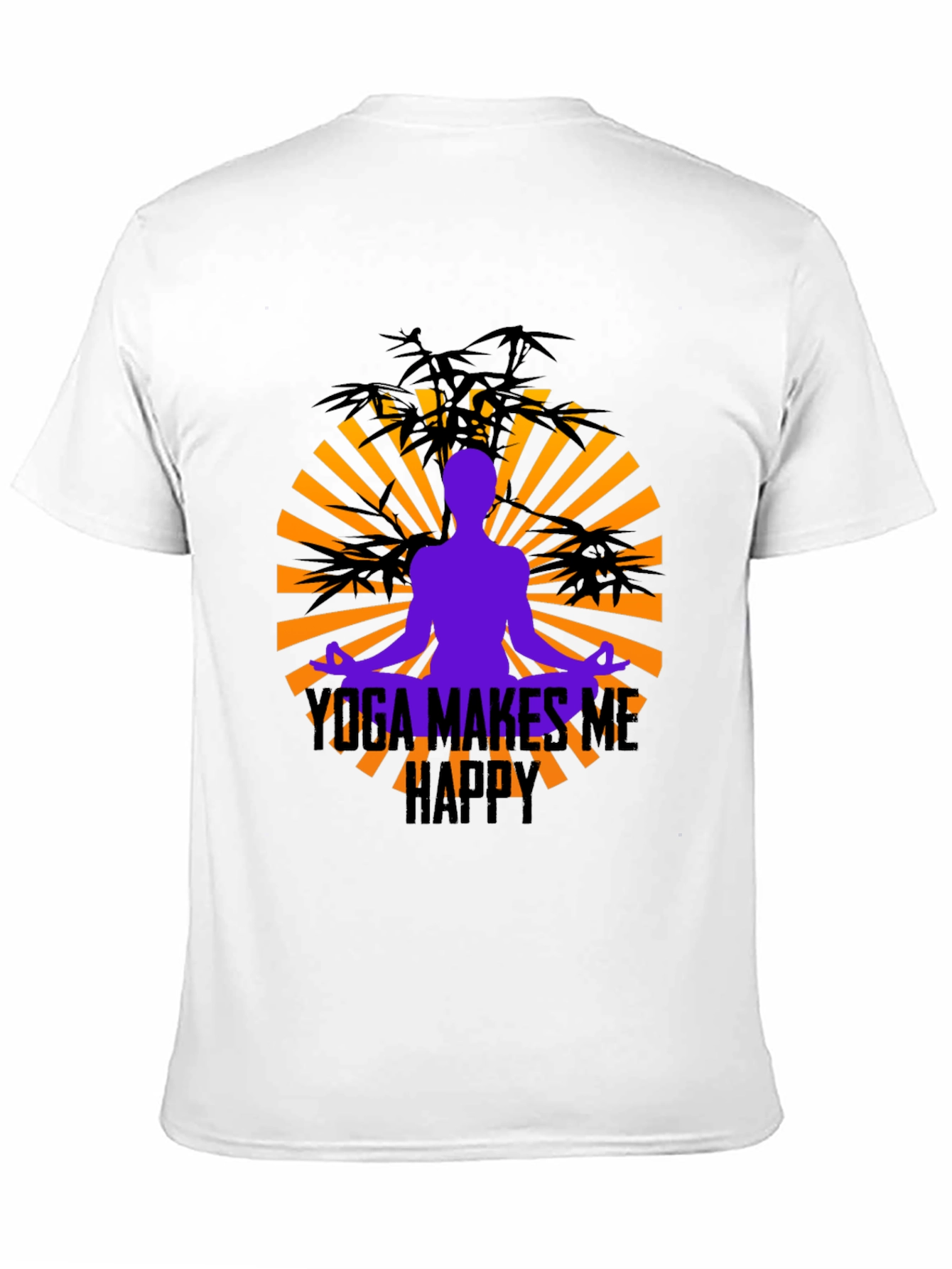 Yoga Makes Me Happy Graphic Tee