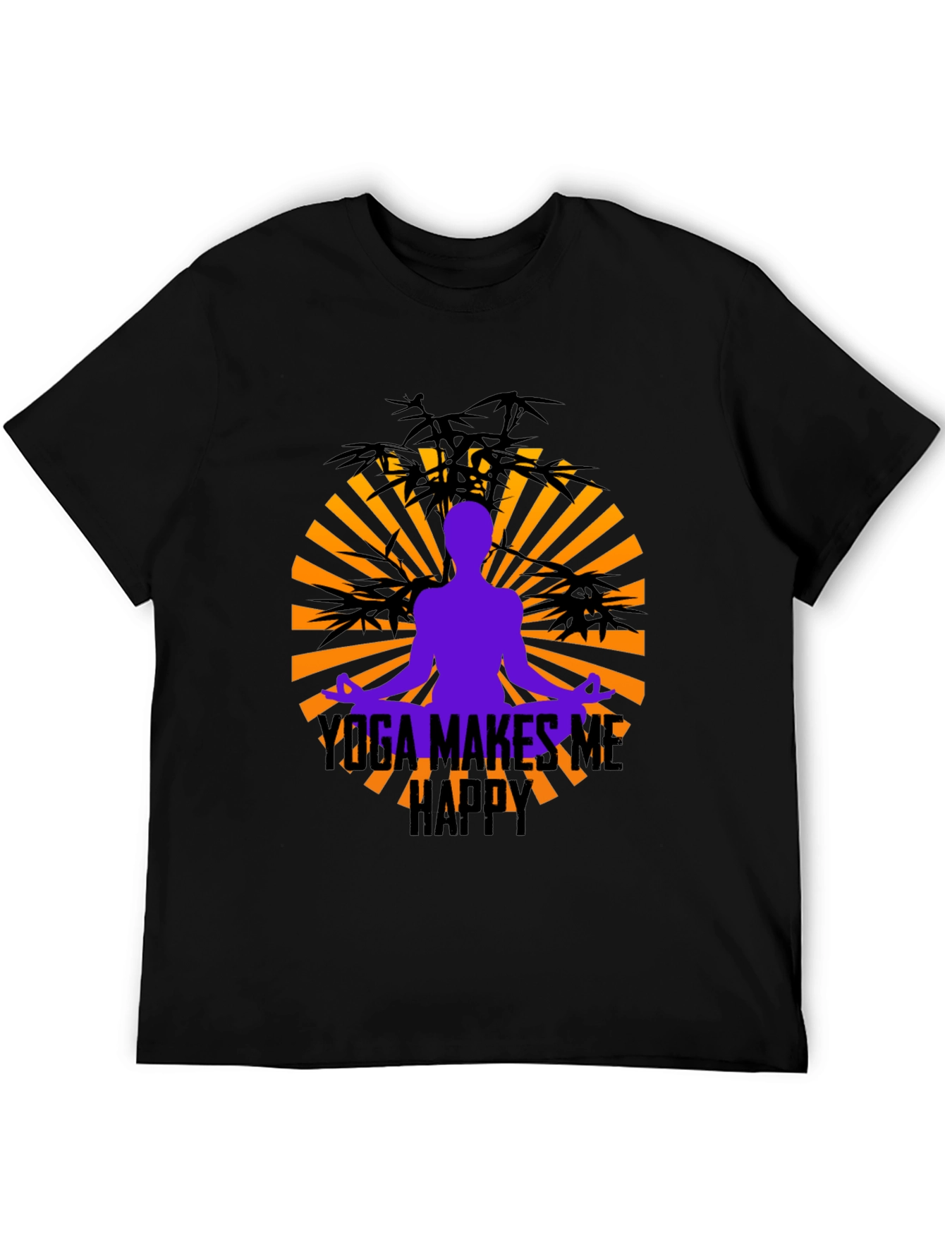Yoga Makes Me Happy Graphic Tee
