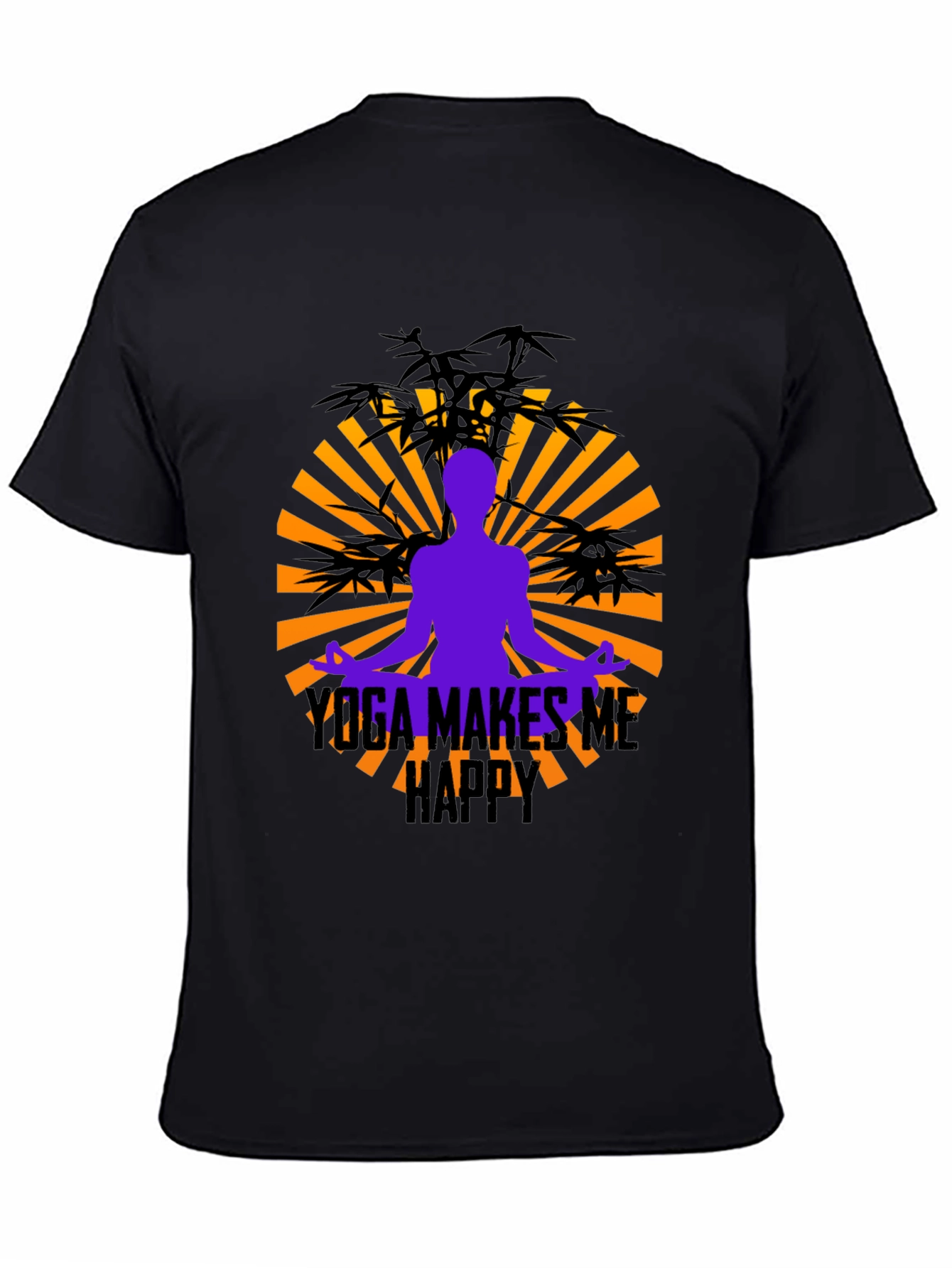 Yoga Makes Me Happy Graphic Tee