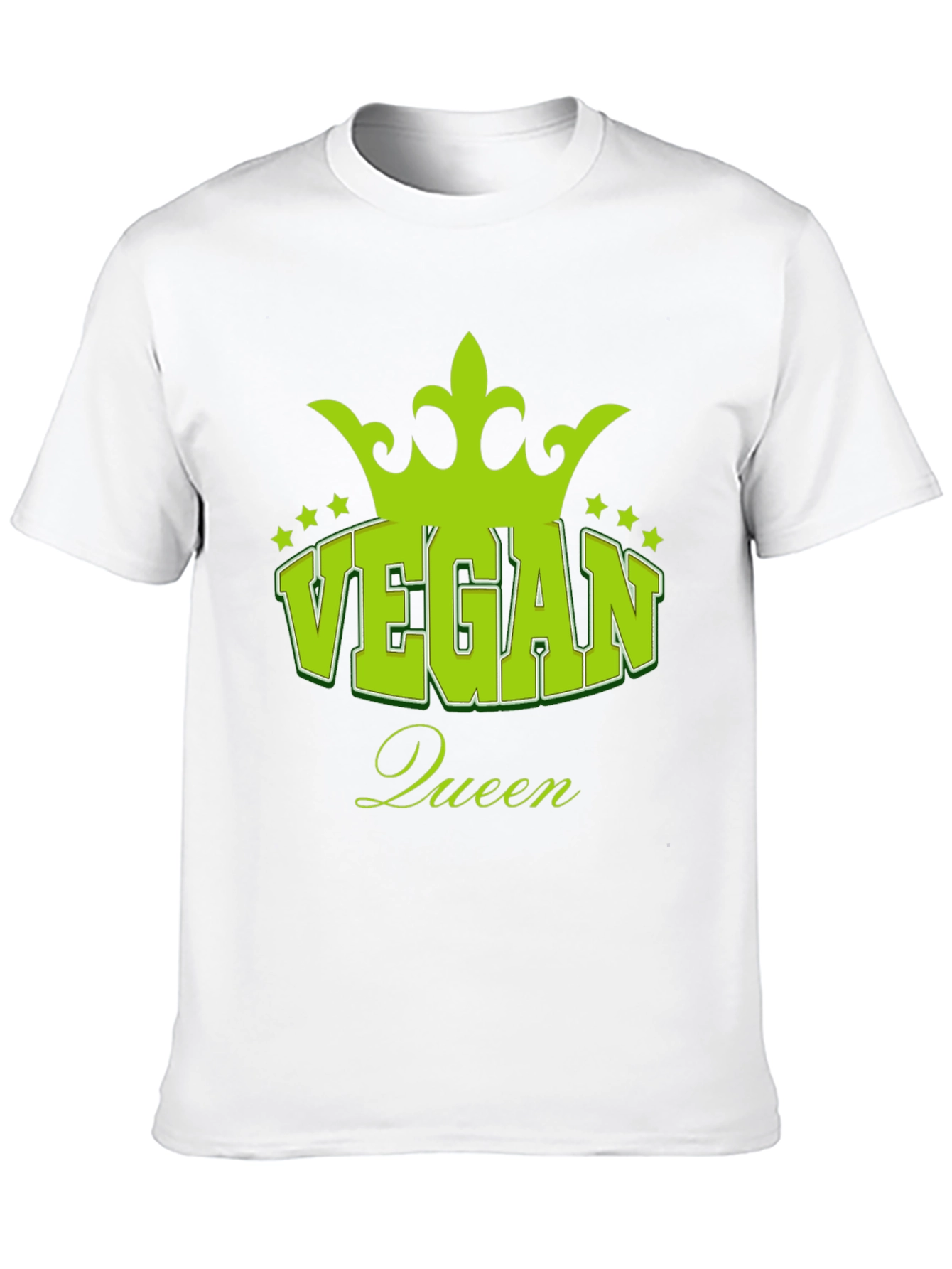 Vegan Queen Black T-Shirt