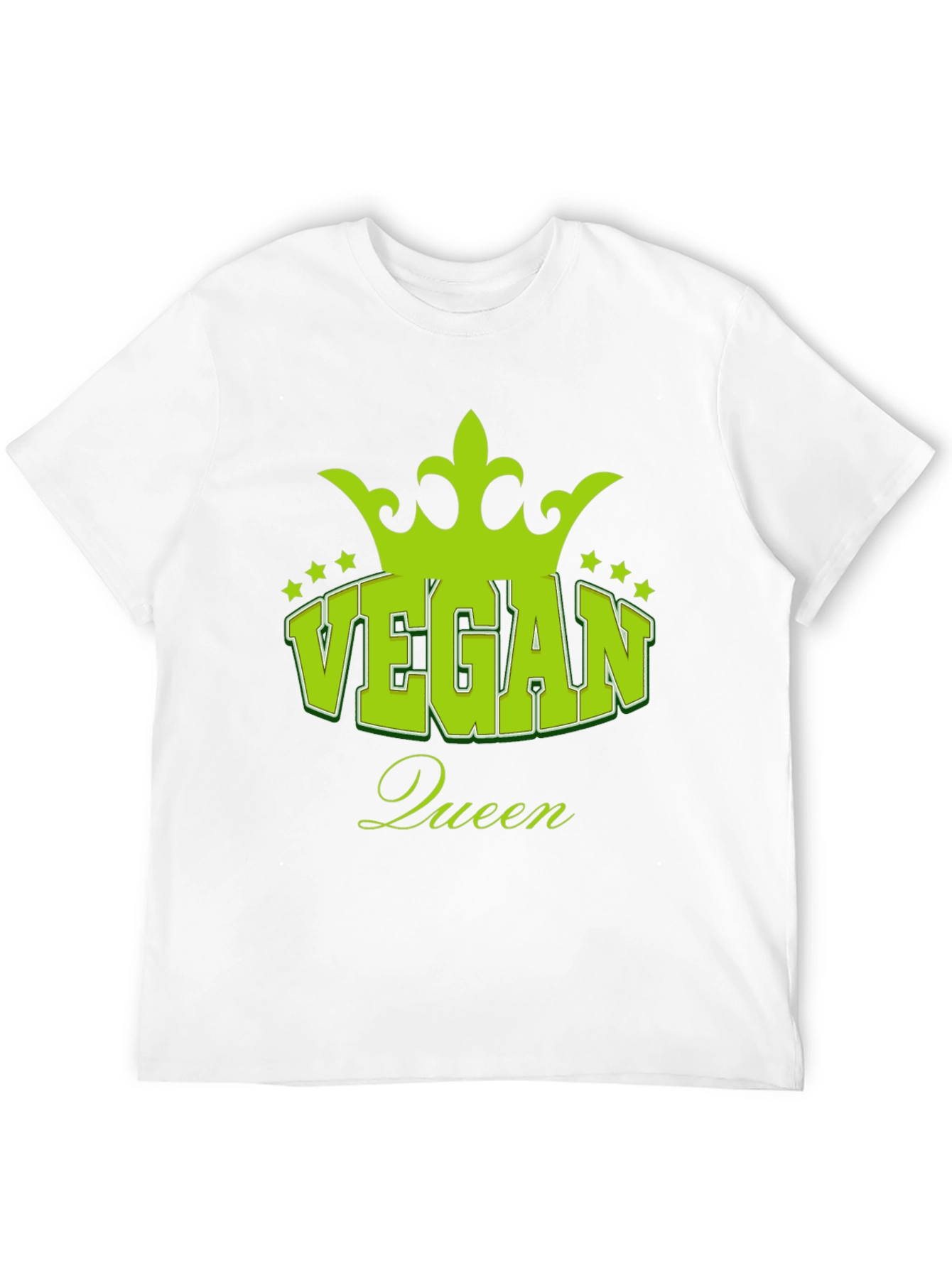 Vegan Queen Black T-Shirt