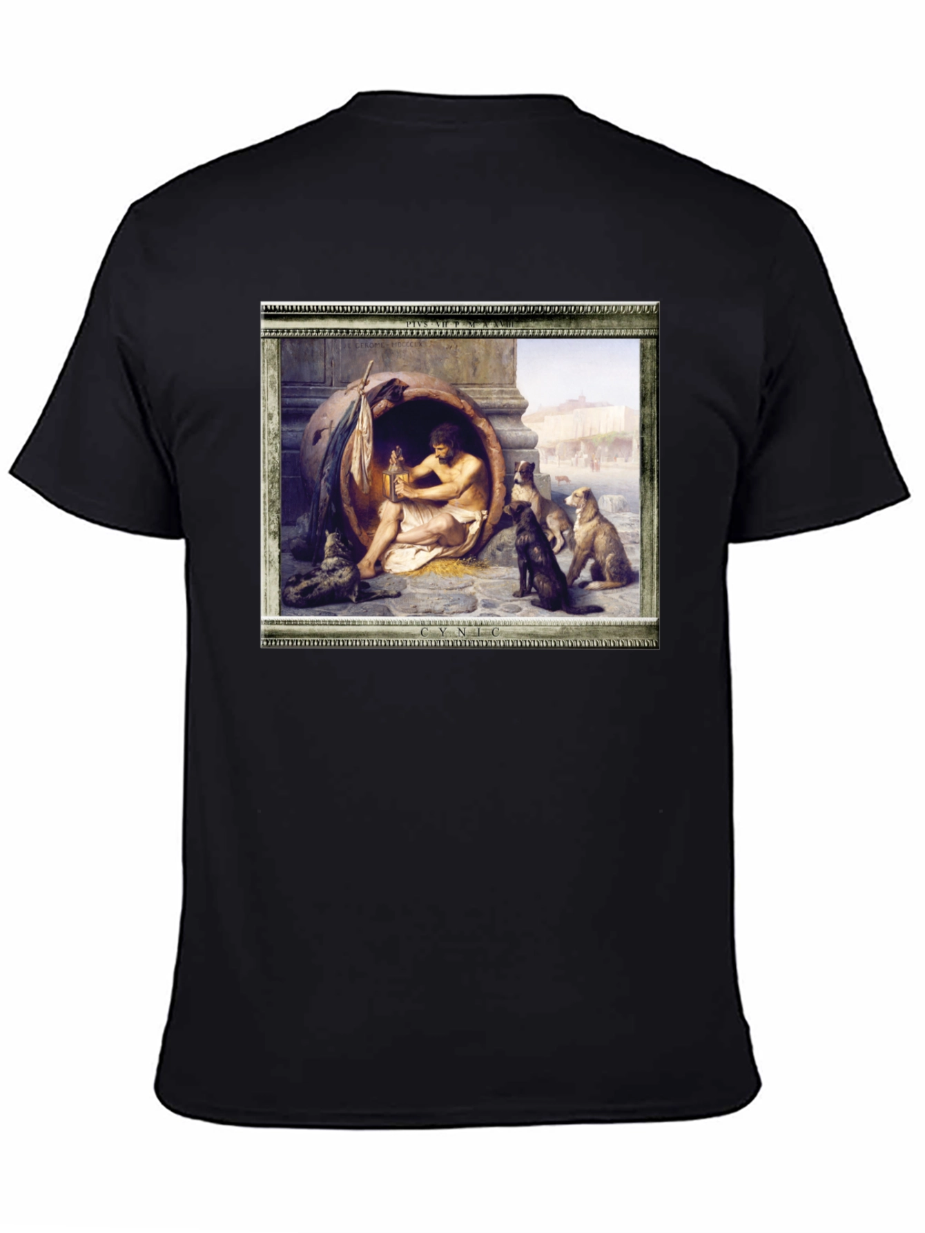 Cynic Diogenes in a Tub T-Shirt - Philosophic Style