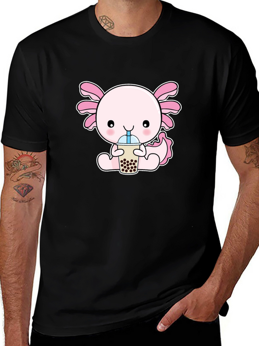 Axolotl Boba Tea Graphic Tee