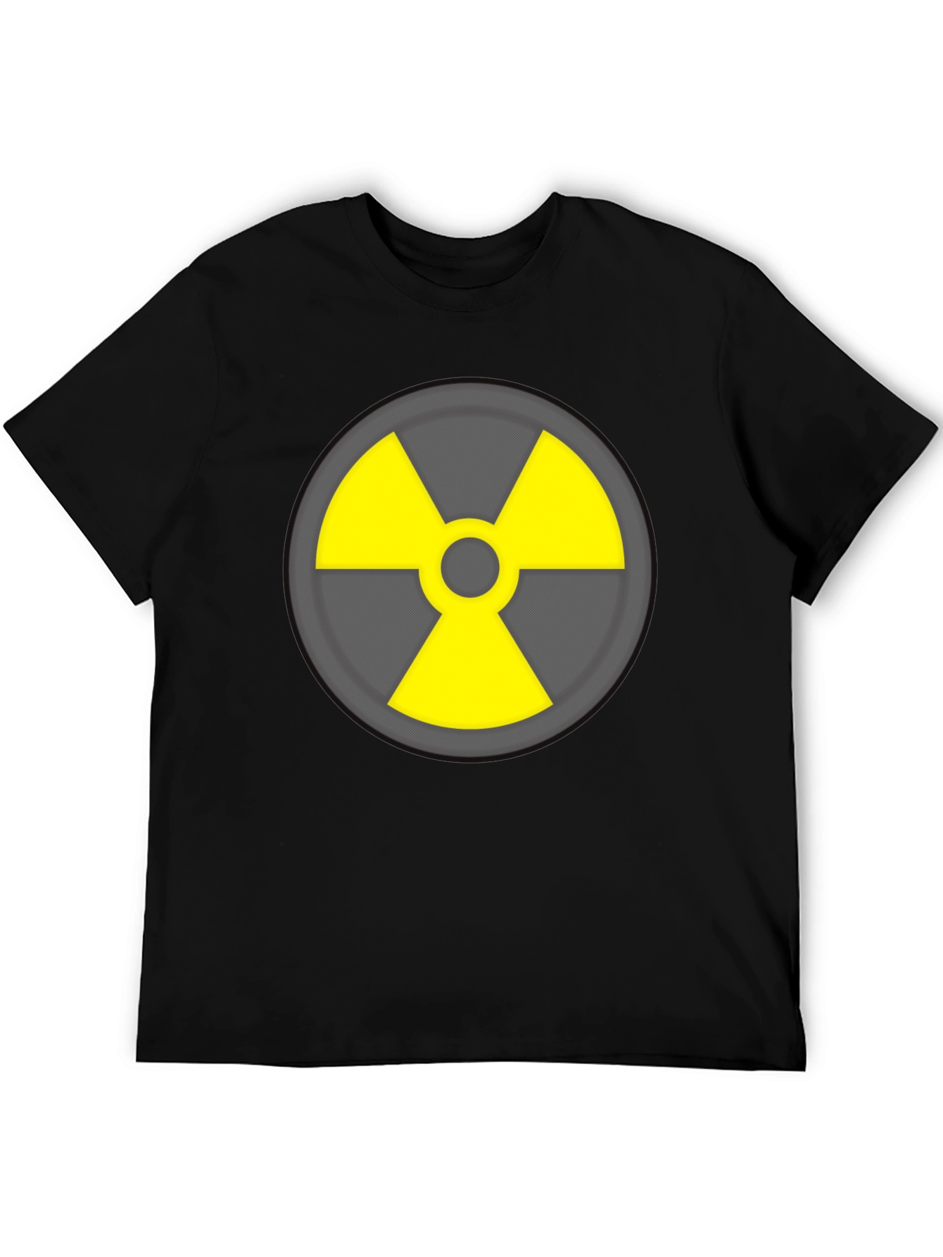 Radioactive Symbol T-Shirt - Black Cotton Blend