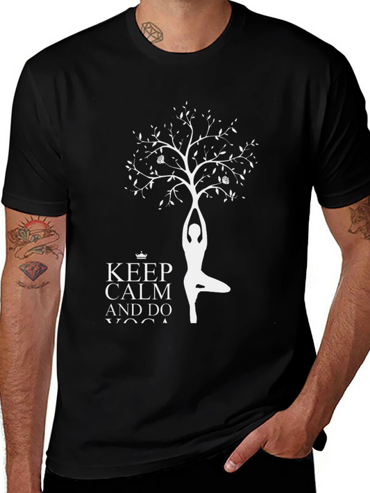 Yoga Tree T-Shirt - Keep Calm and Do Yoga Tee