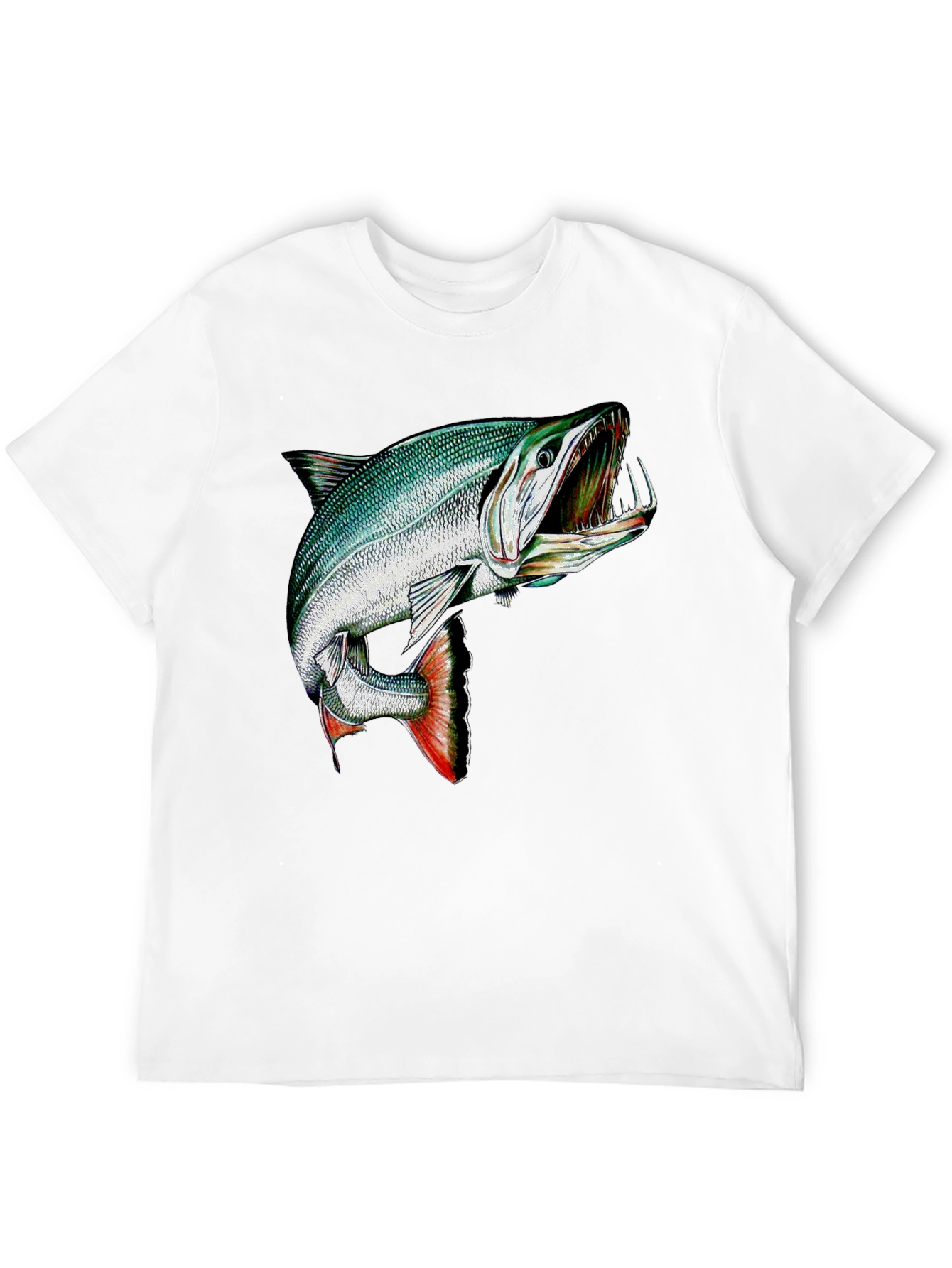 Black T-Shirt with Angler Fish Graphic