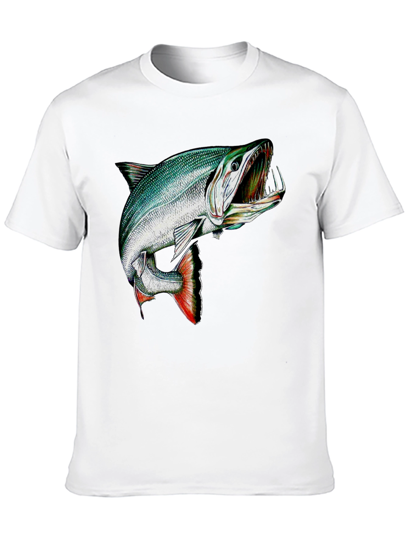 Black T-Shirt with Angler Fish Graphic
